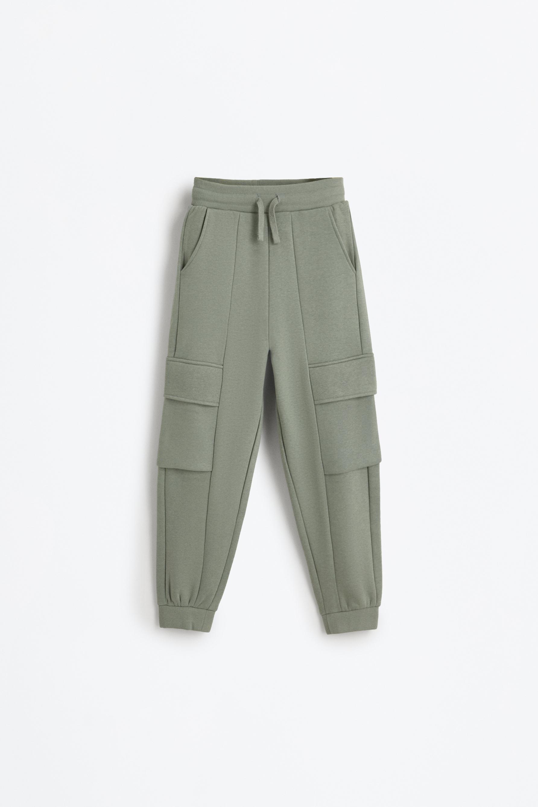 Pantalón cargo felpa