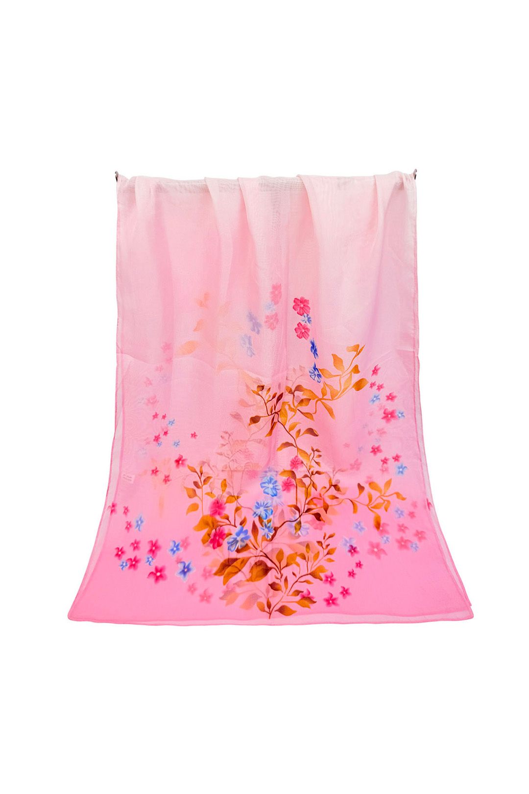 Vellin Watercolour Bright Floral Lightweight Scarf
