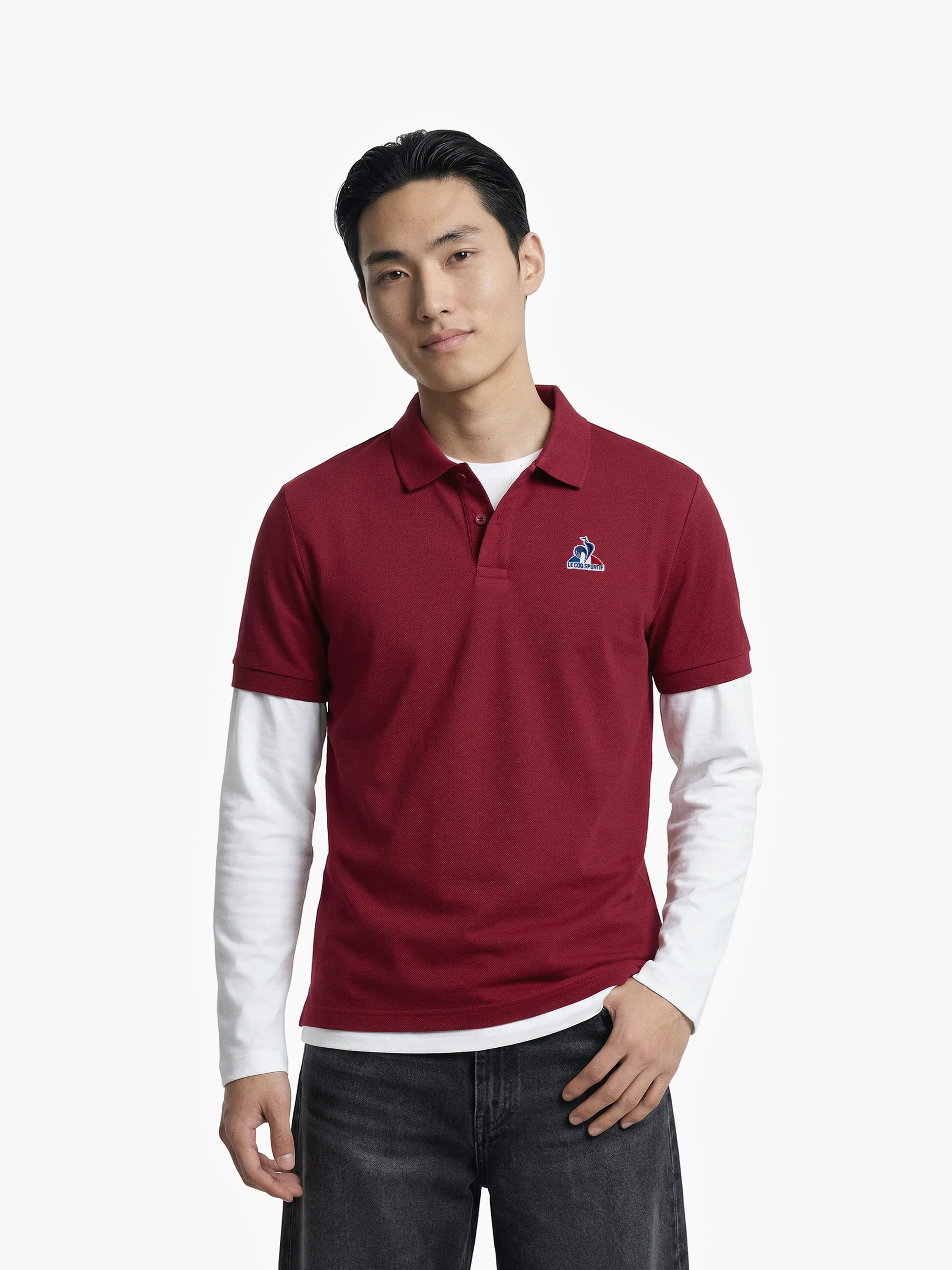 2510017-ESS Polo SS N°1 M rio red | Polo Homme