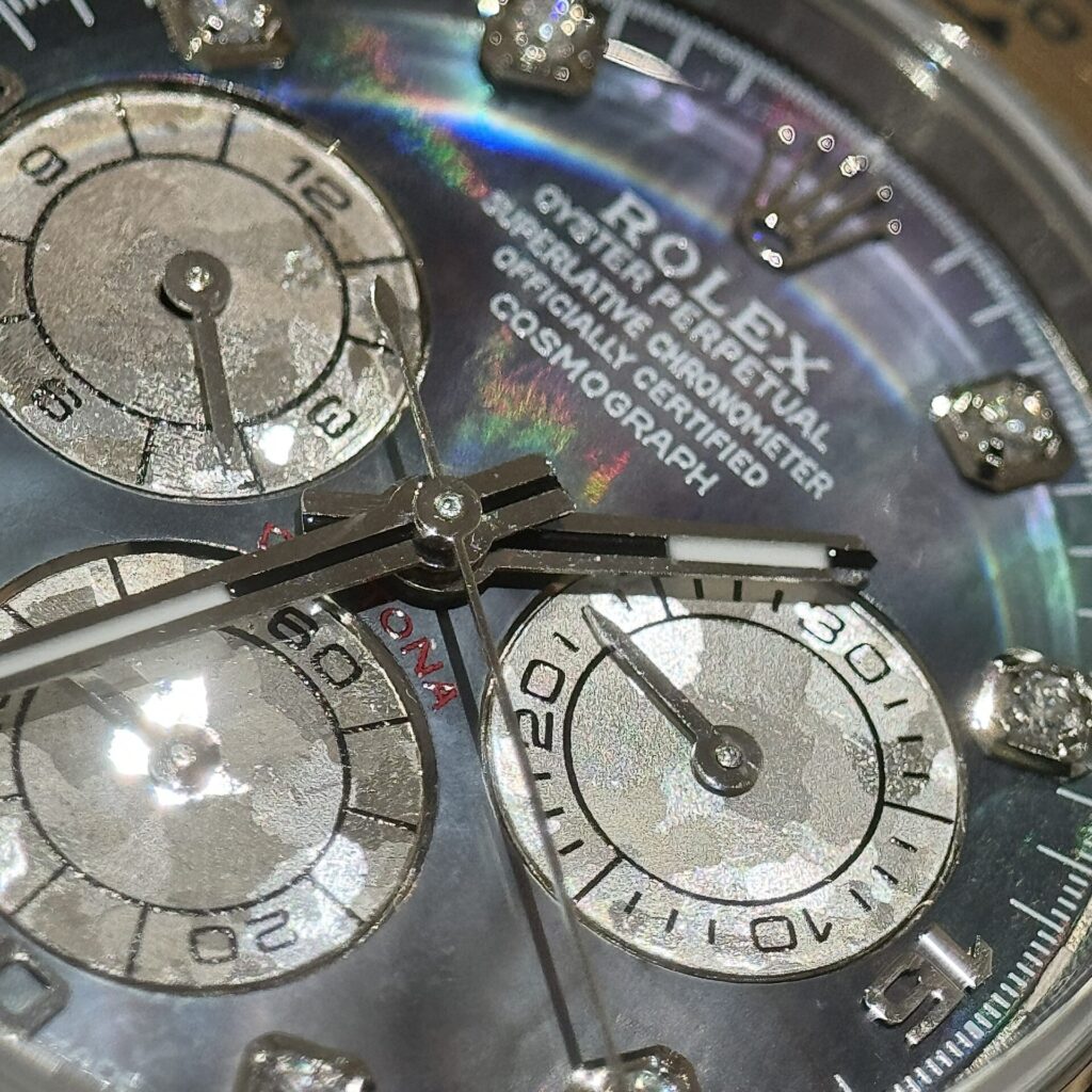 Rolex Daytona 116509 904L Steel Dark MOP Dial With Diamonds 40mm Oyster Super Clone