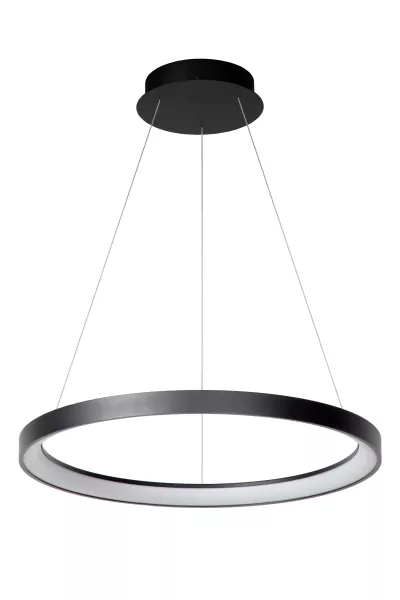 Lampa wisząca VIDAL czarna LED 1x48W Ciepła biel 2987lm Lucide