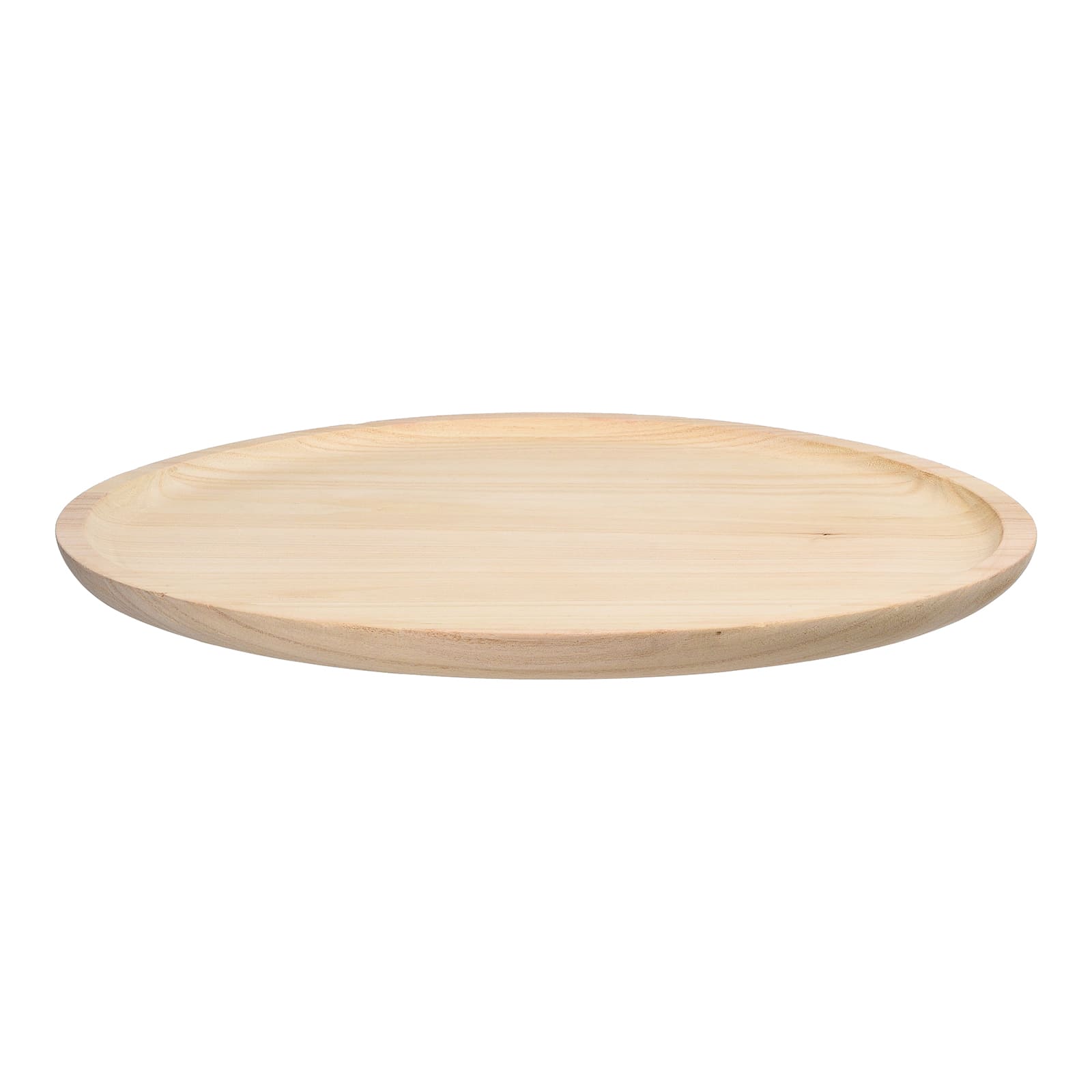 Deko-Tablett Woody Beige, ⌀ 36 cm, H 20 mm