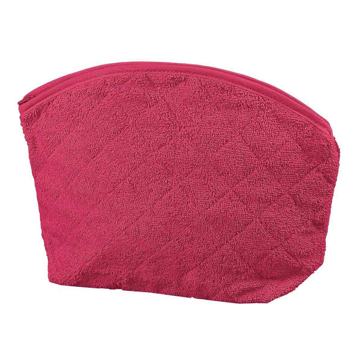 LUXURY - Trousse de toilette en éponge Rose Indien 30x25 cm