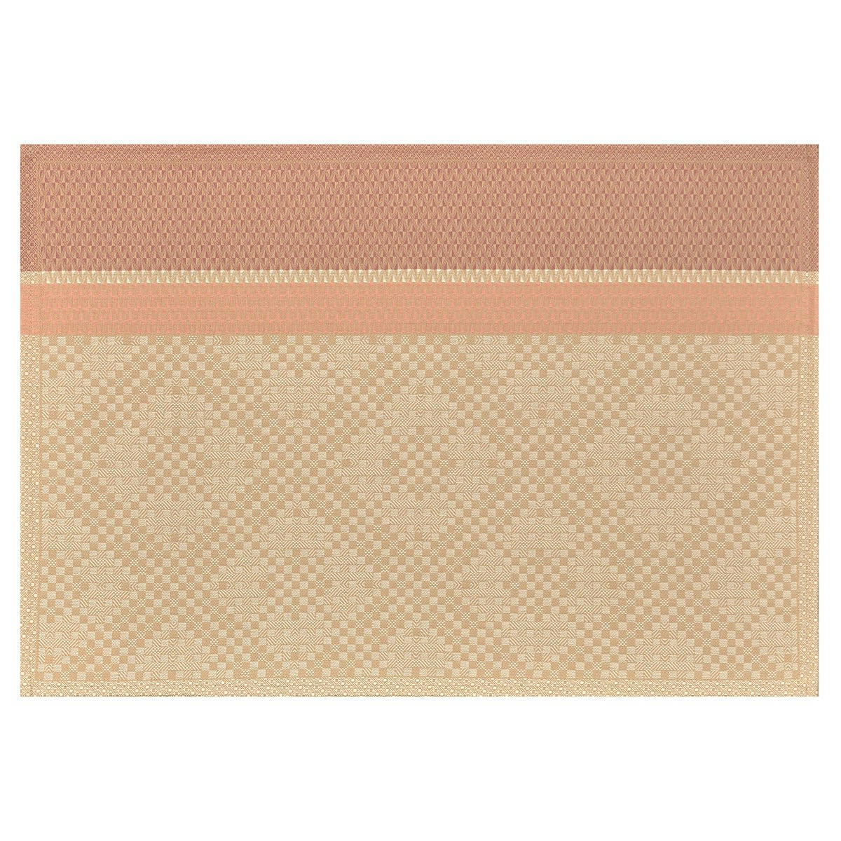 ESSENTIEL GRAPHIQUE - Set de table en coton terre 50 x 36