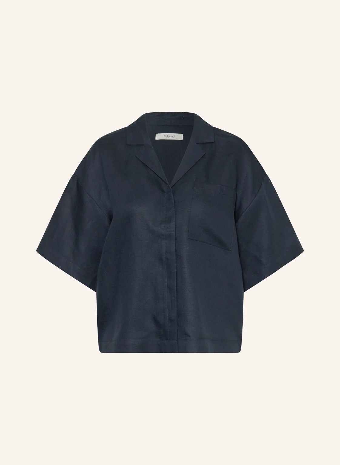 SELECTED Bluse mit Leinen