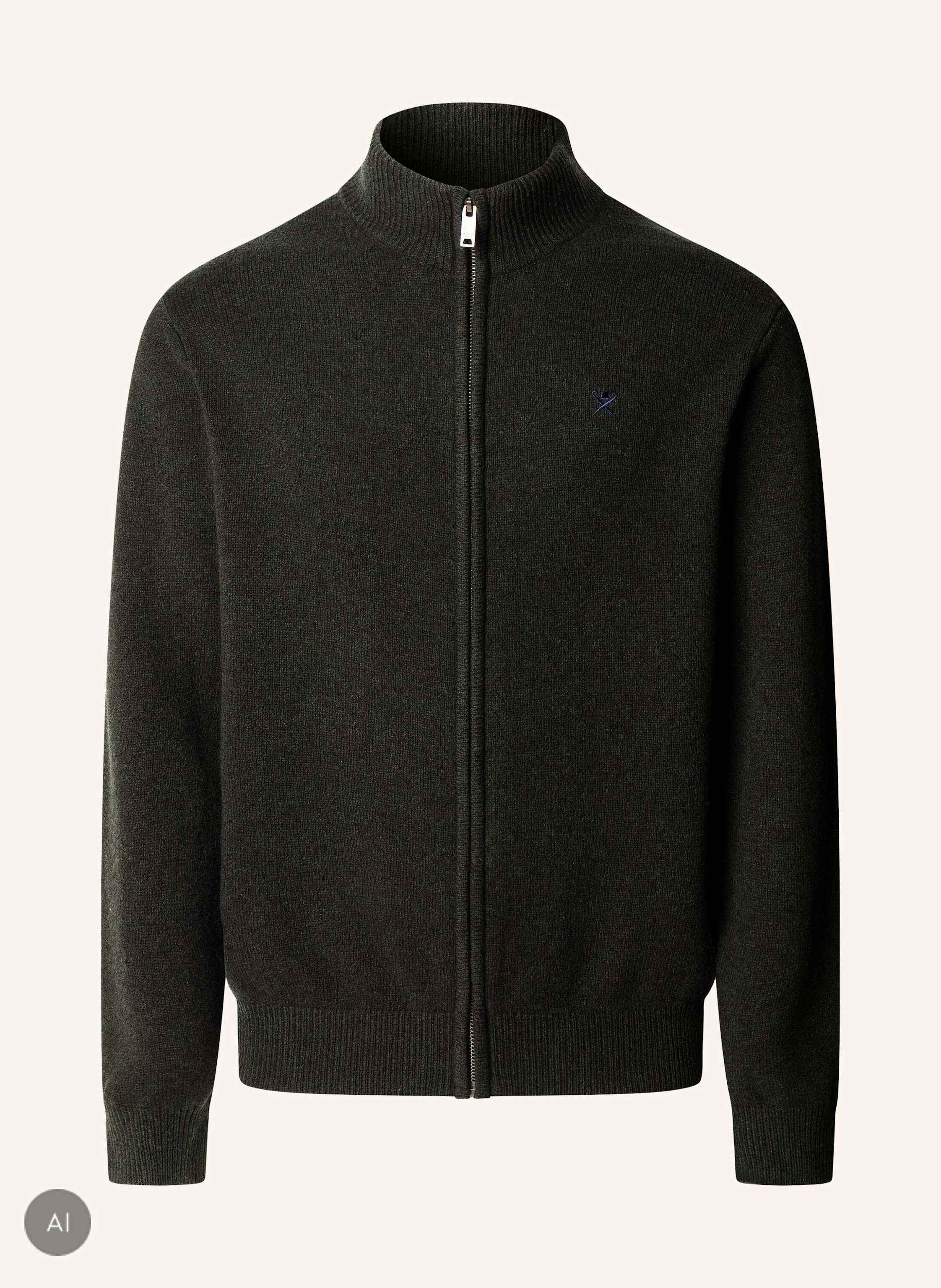 HACKETT LONDON Pullover LAMBSWOOL FZIP
