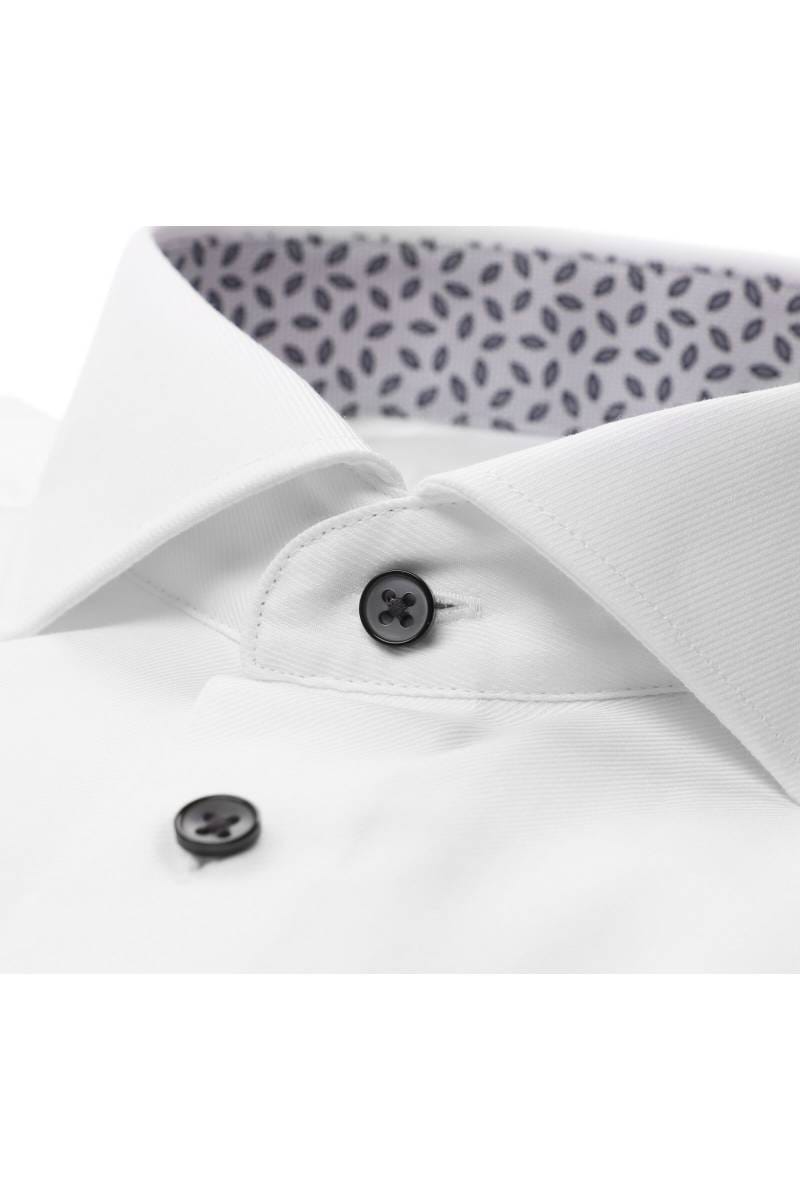 ETERNA Slim Fit Hemd weiss, Strukturiert (extra langer Arm)