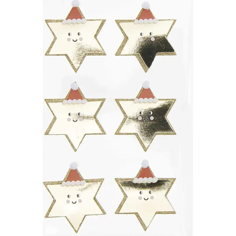 Sticker 6er-Set I love Christmas