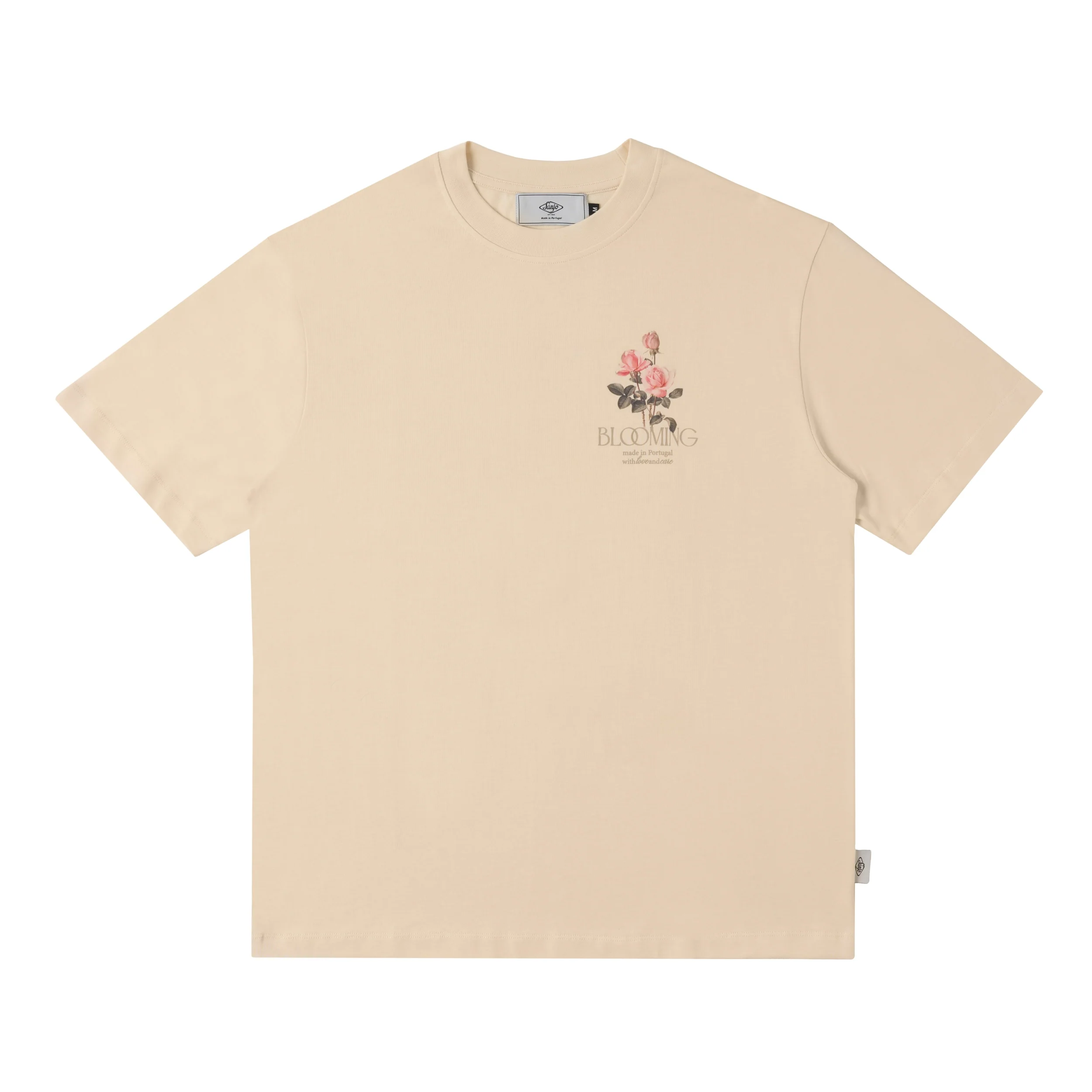Sanjo Blooming T-shirt // Ecru