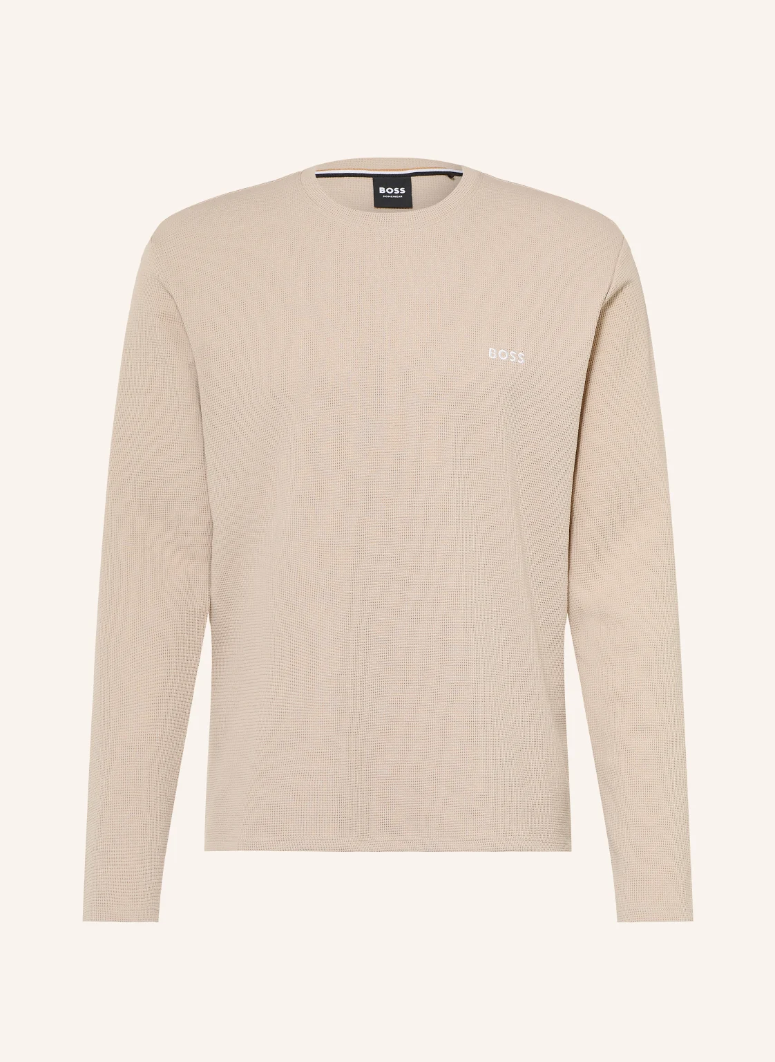 BOSS Schlafshirt WAFFLE