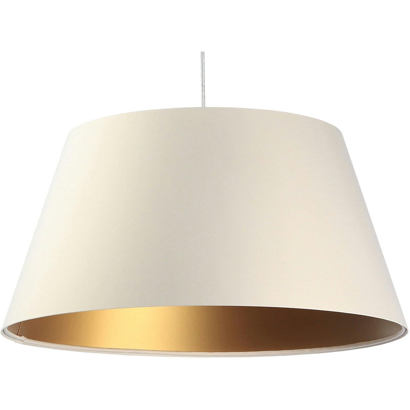 BIG BELL - Suspension Tissu Beige 50x50x27 cm