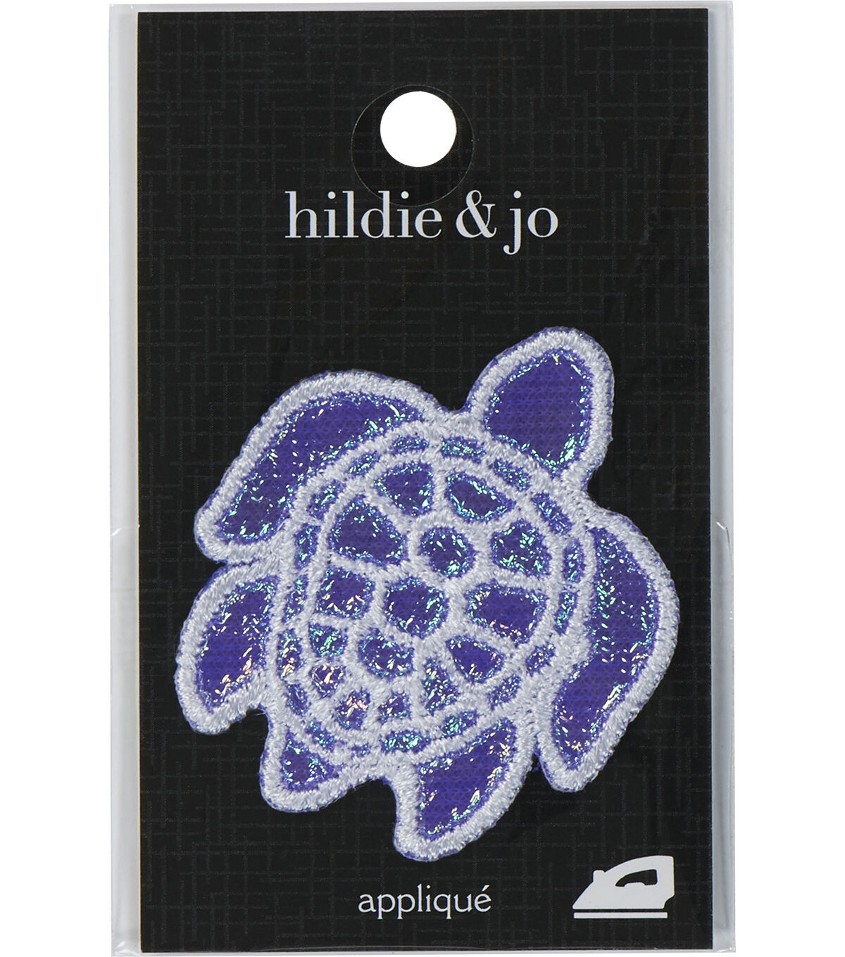 2 Iridescent Turtle Iron On Patch by hildie & jo