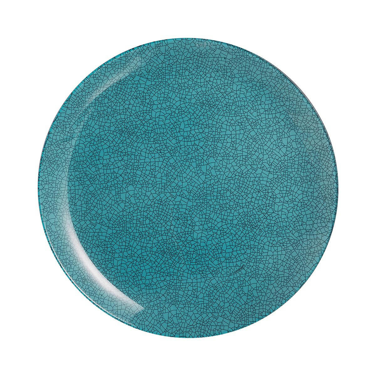 ICY - Assiette plate bleue 26 cm