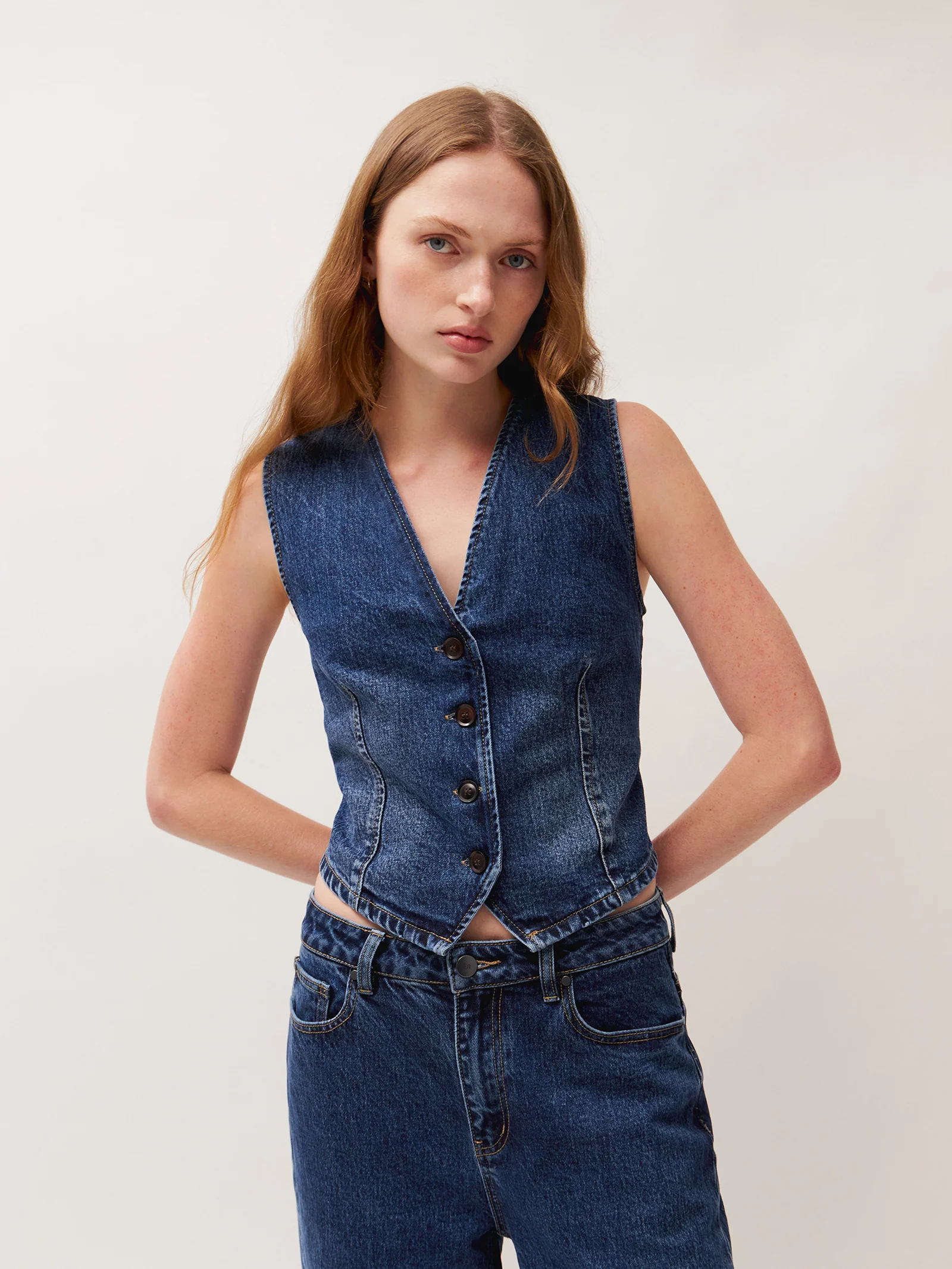 Tia Denim Vest