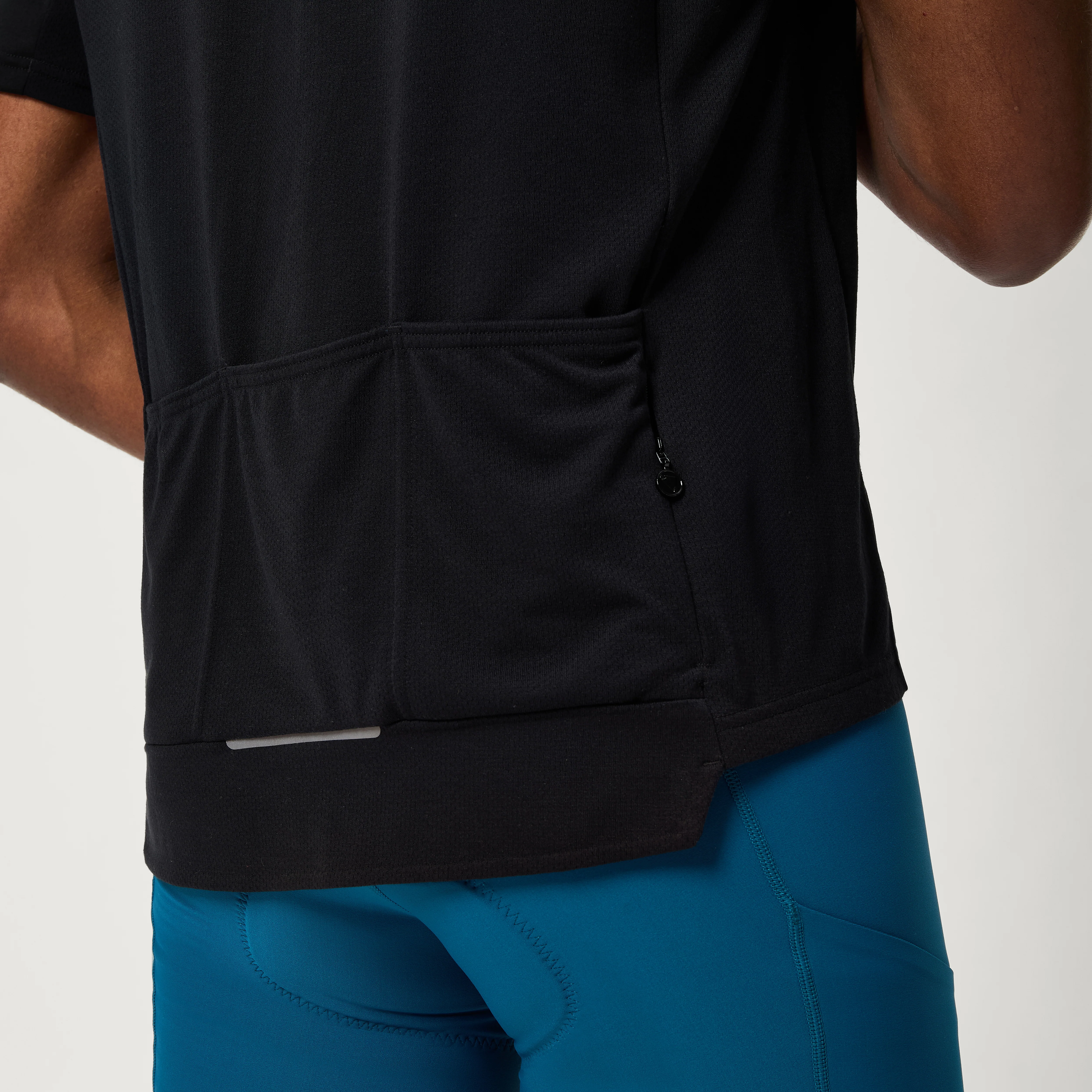 Men's Loop S/S Zipped Jersey - Black