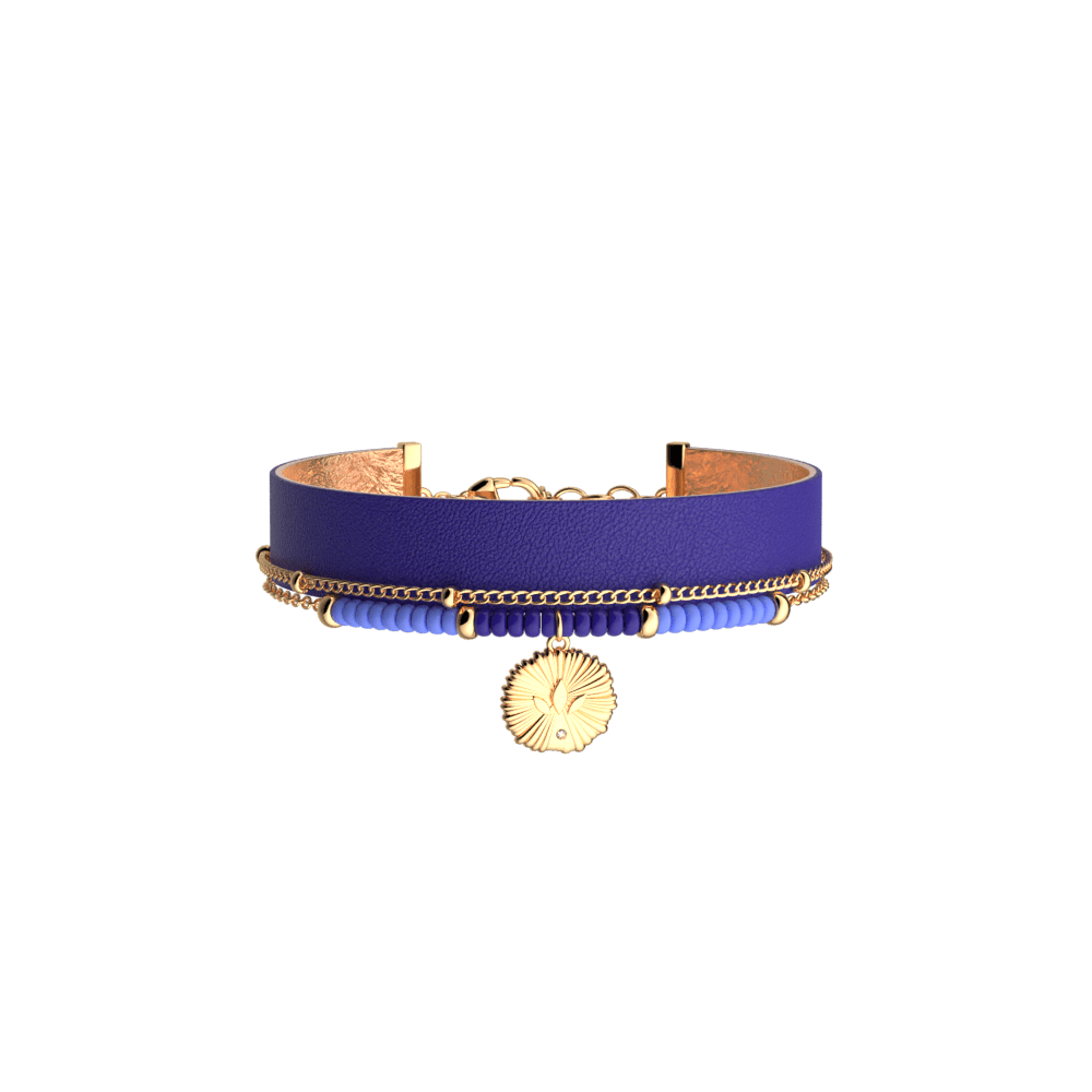 Bracelet multi-rang Girafe Pampille