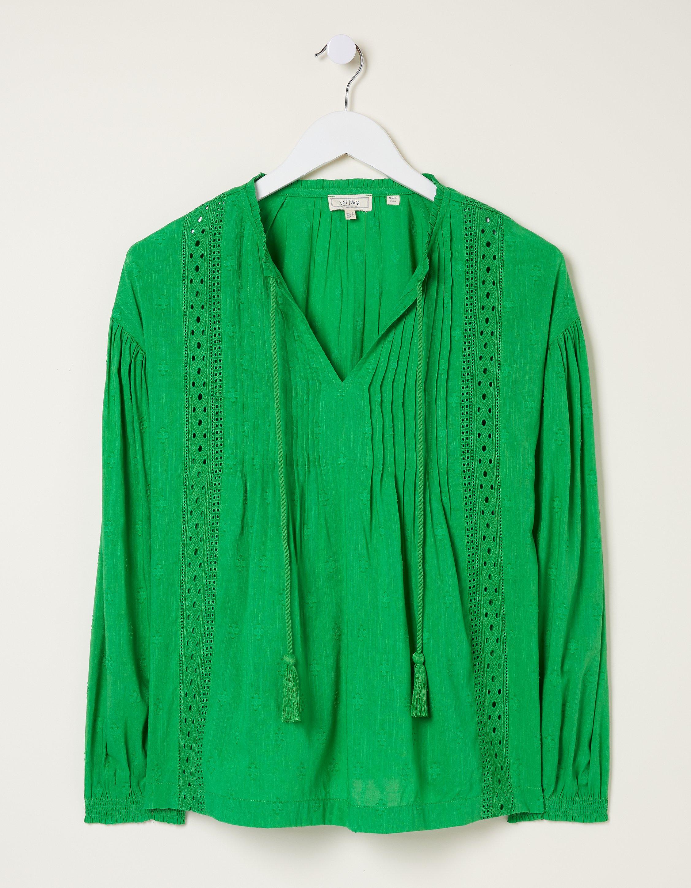 Freya Green Lace Blouse