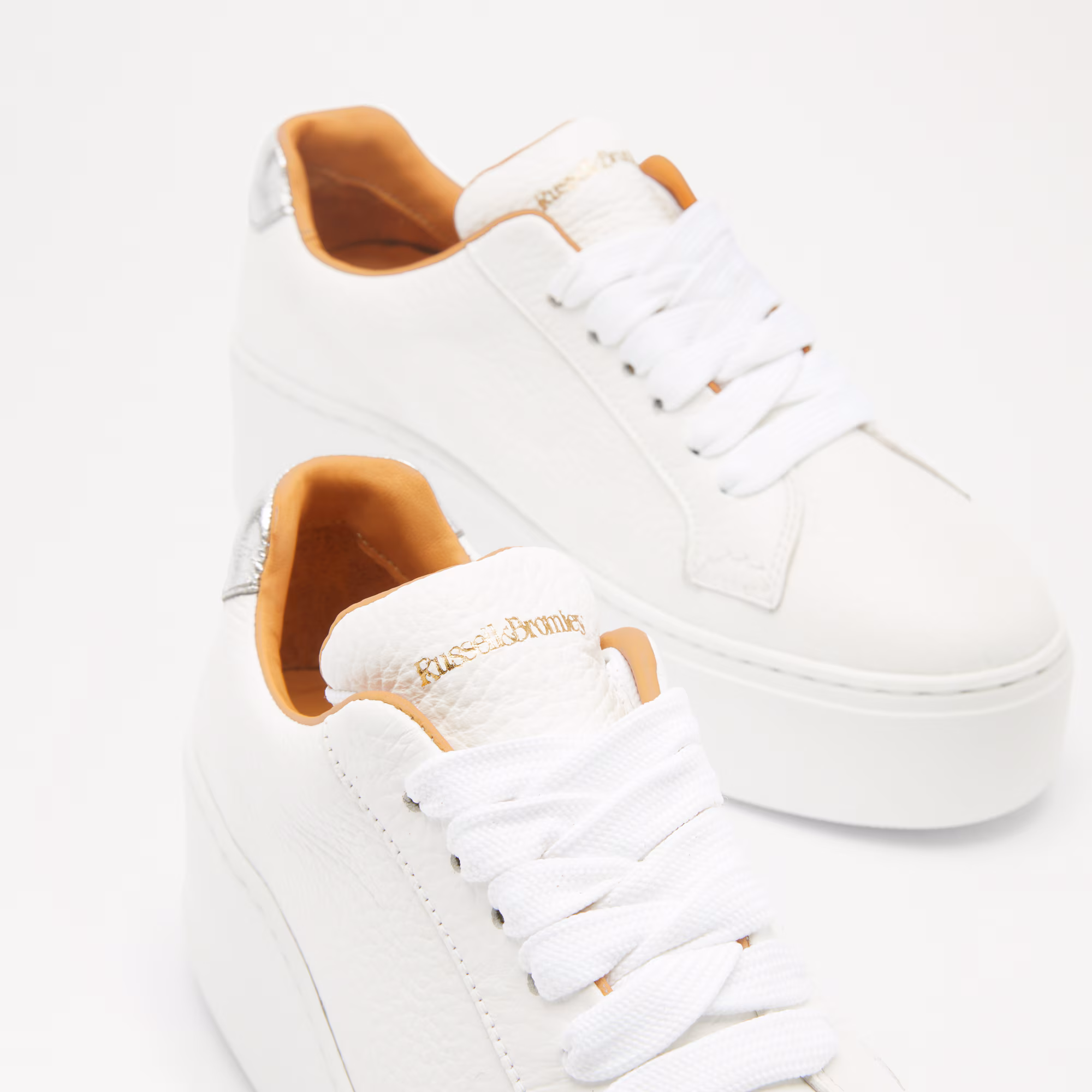 Park Cord<br>Lace Up Flatform Trainer