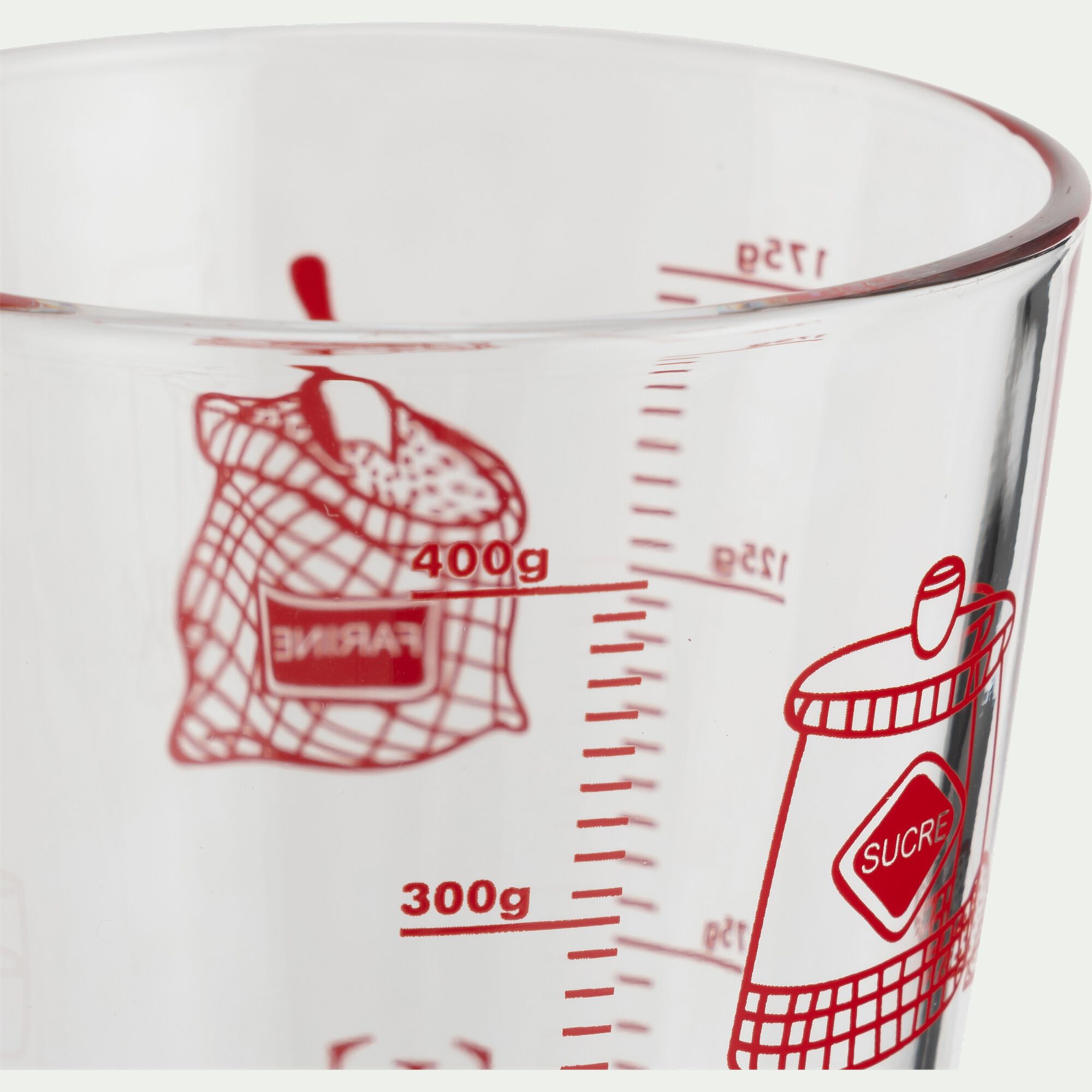 MESU - Verre doseur en verre 45cl - transparent