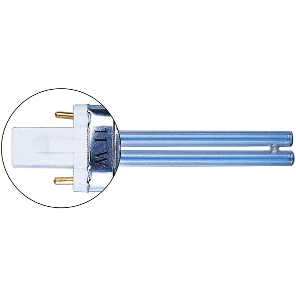 Lampe »«, 9W W, kunststoff|glas, weiss|silberfarben|transparent