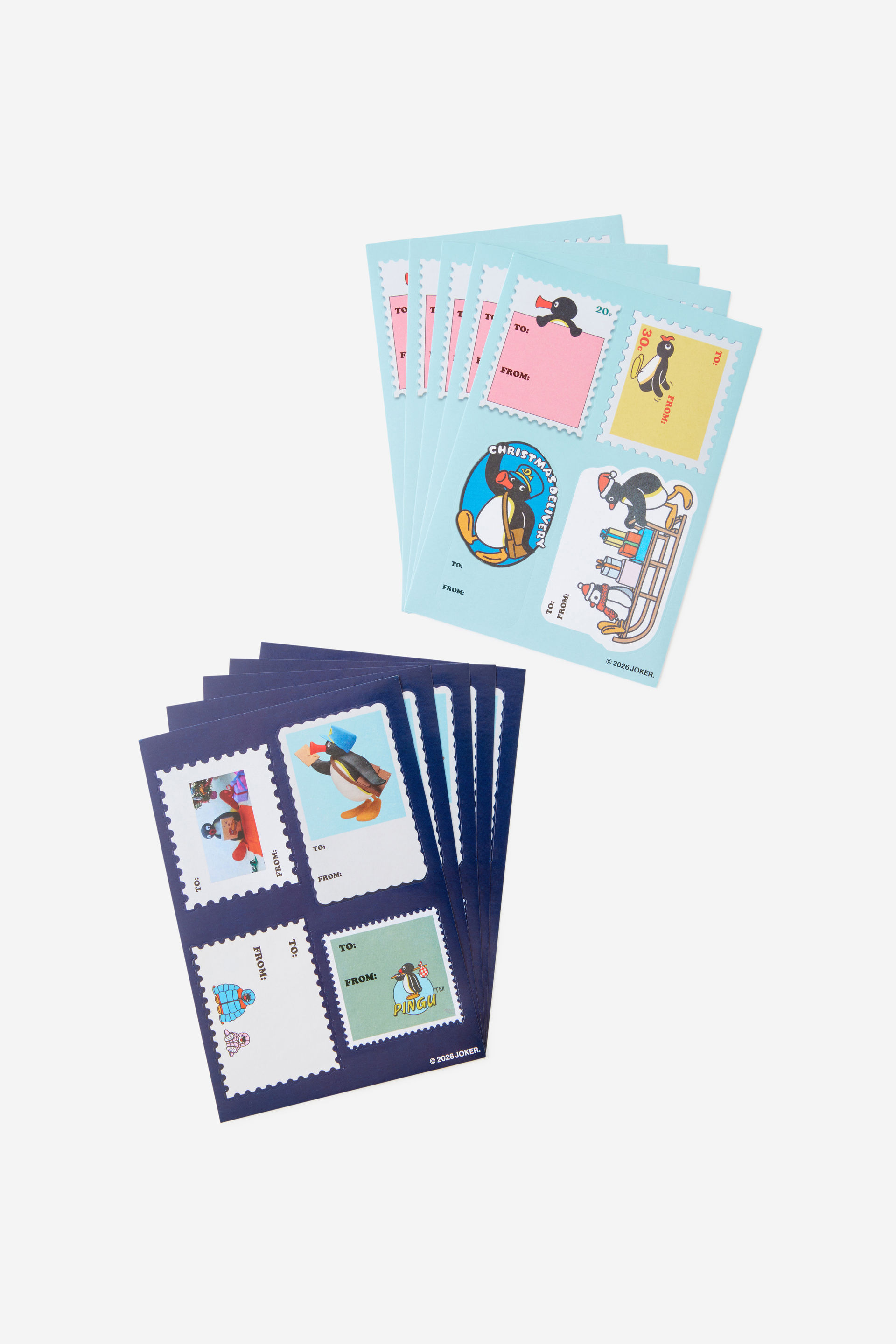 Pingu To & From Sticker Sheets