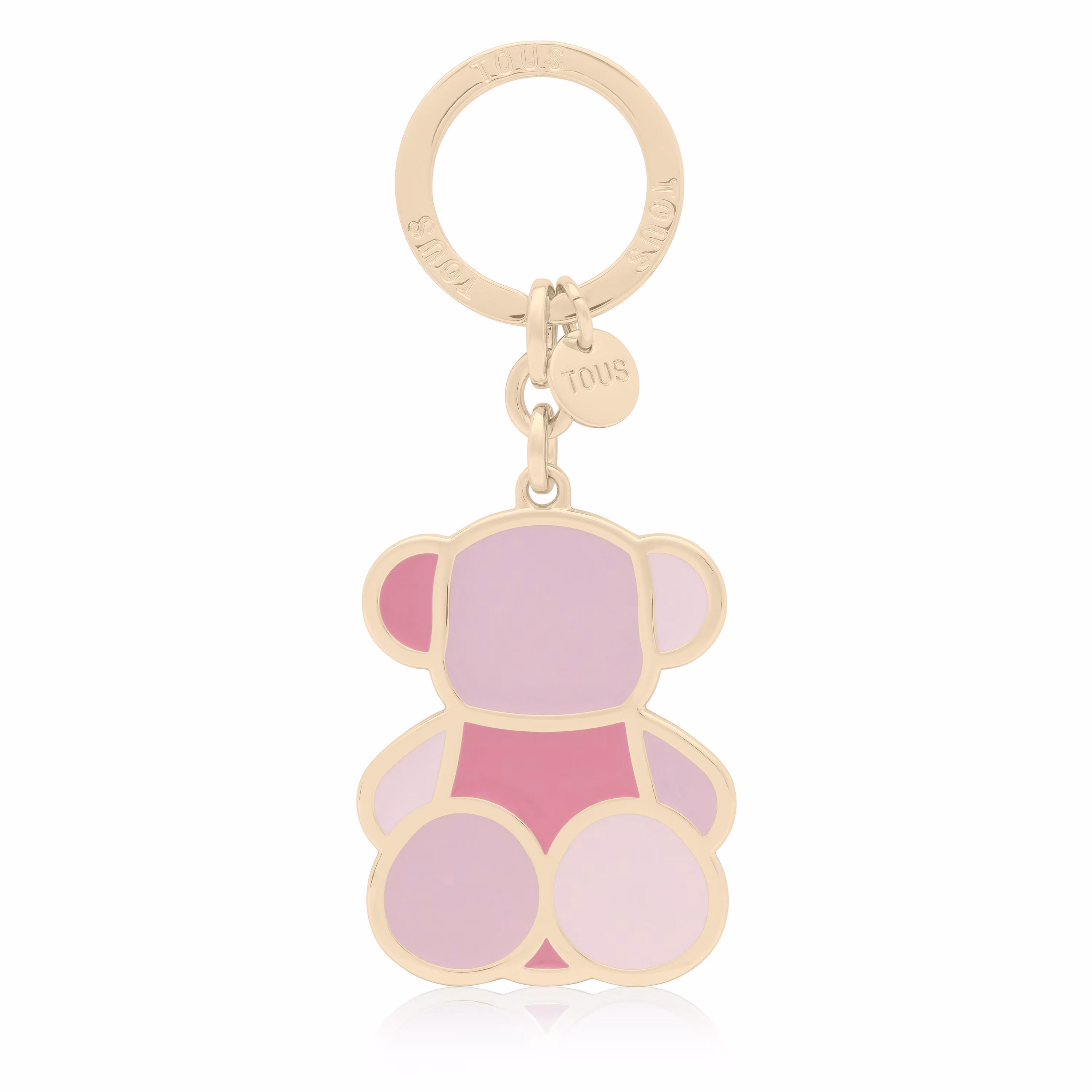 Llavero rosa TOUS Bear Faceted