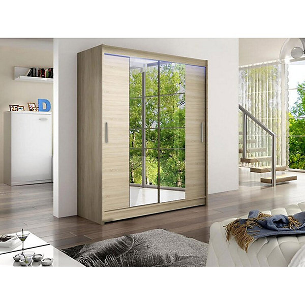 Armoire Closico Camera II, Nombre d'étagères: 5, 200x150x58cm