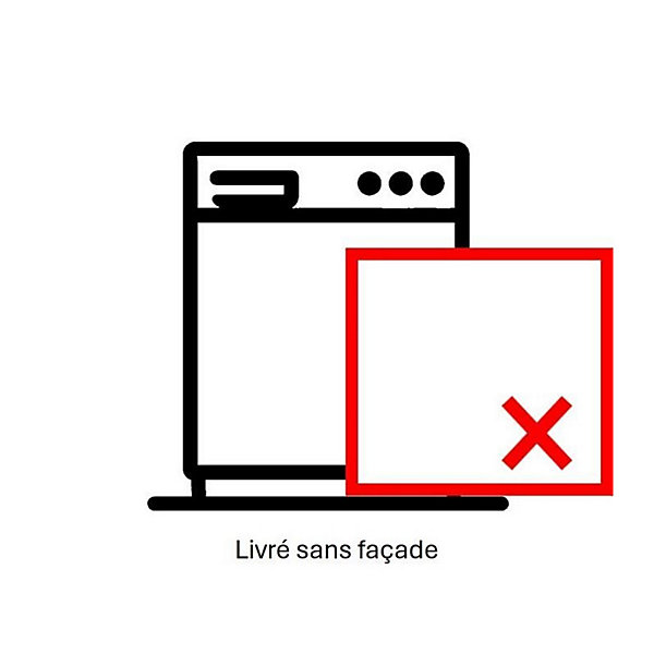 Lave-vaisselle intégrable BOSCH SMS2HTW02E SER2 - 14 couverts - Induction - L60cm - 43 dB - Blanc