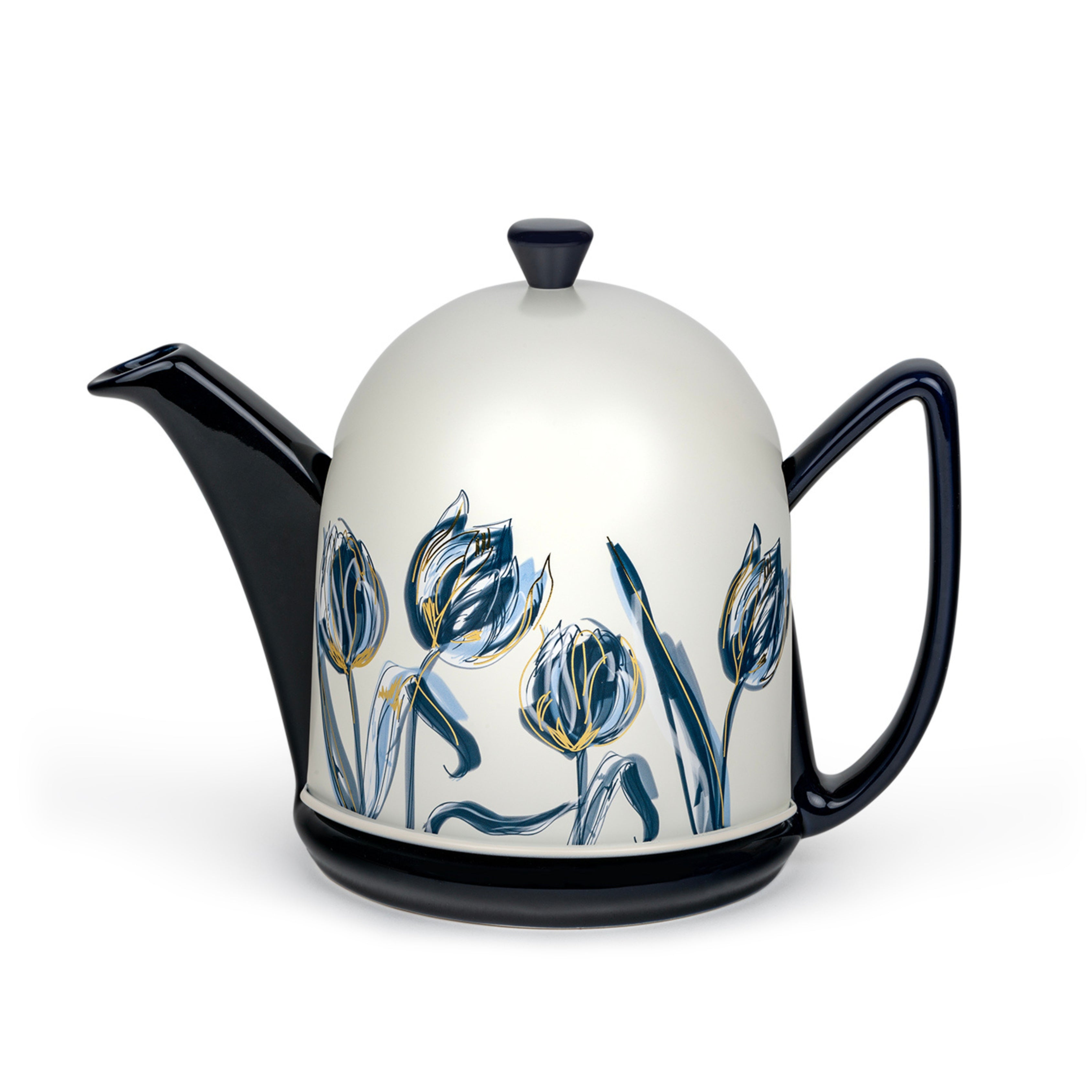Bredemeijer - Theepot jubileum Cosy Manto 1,0L blauw/tulp - Limited Edition