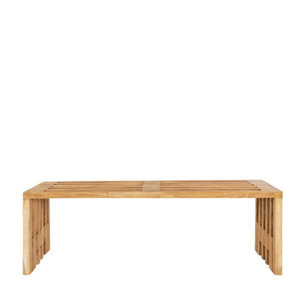 BENIDORM - Banc en teck L140cm naturel