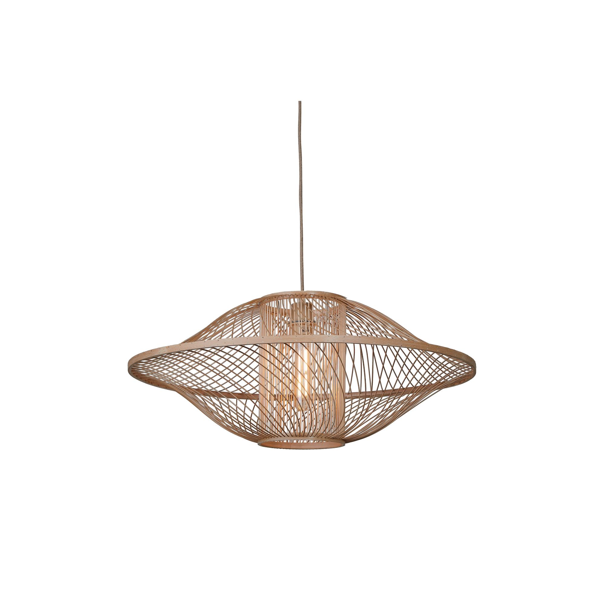 GOOD&MOJO hanglamp MAUI - bruin - Ø70cm