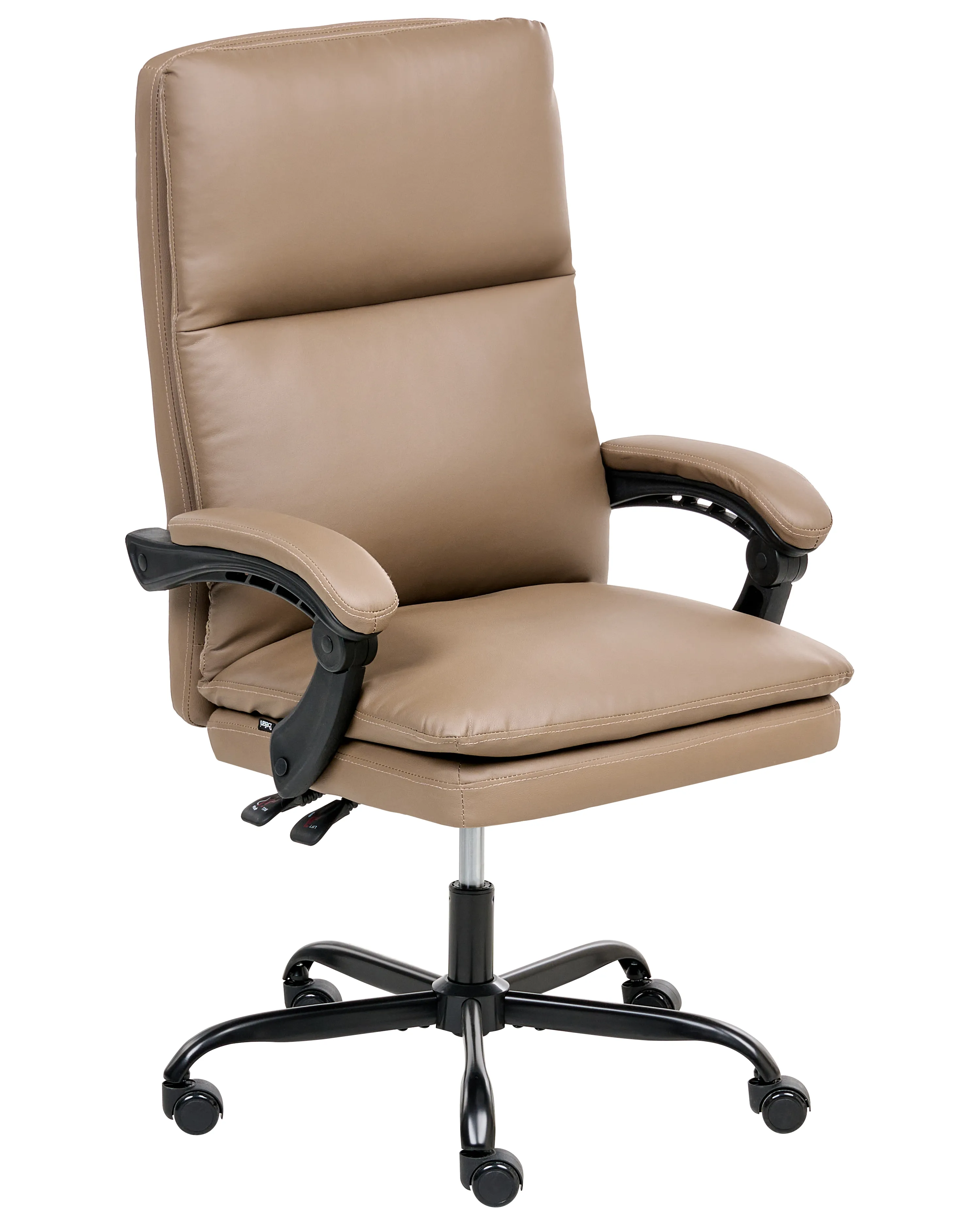 Executive Chair SERENE Faux Leather Brown