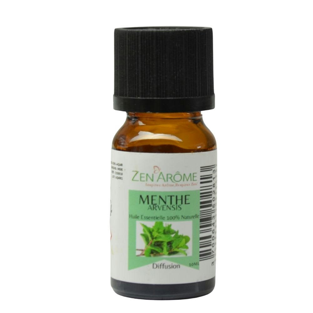 MENTHE - Huile Essentielle 100% Pure et Naturelle Menthe - flacon en verre 10ml