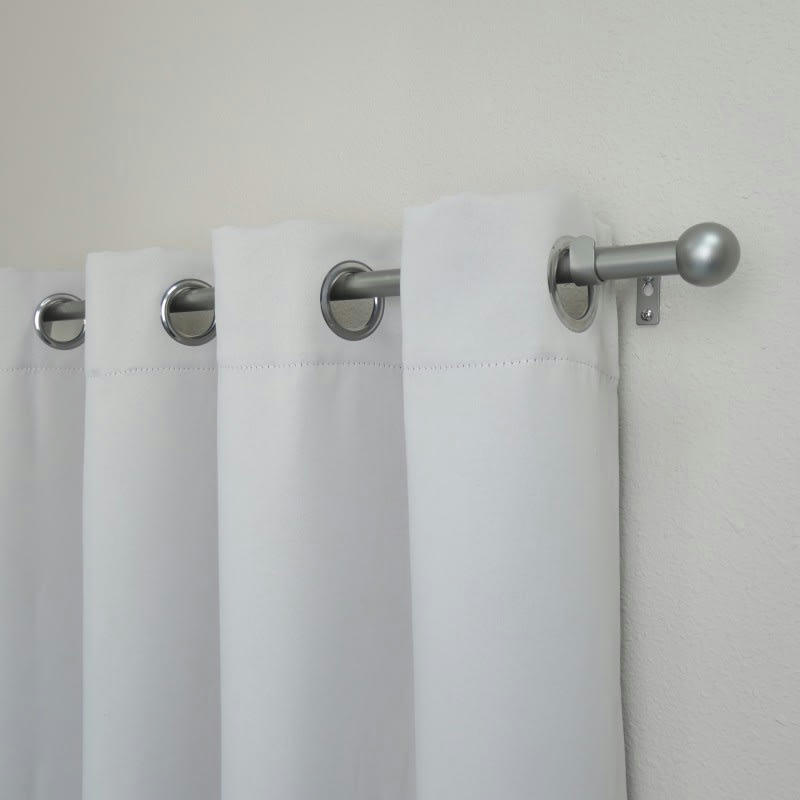 HAROLD - - Kit tringle extensible ø 16/19 mm 110 à 210cm - Nickel