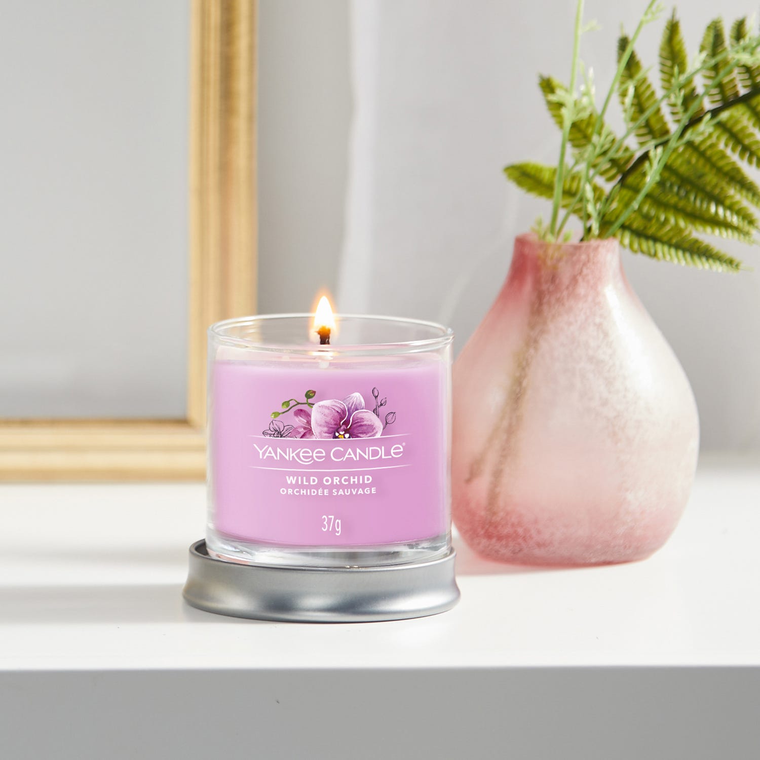 Candela Wild Orchid in barattolo medio Yankee Candle