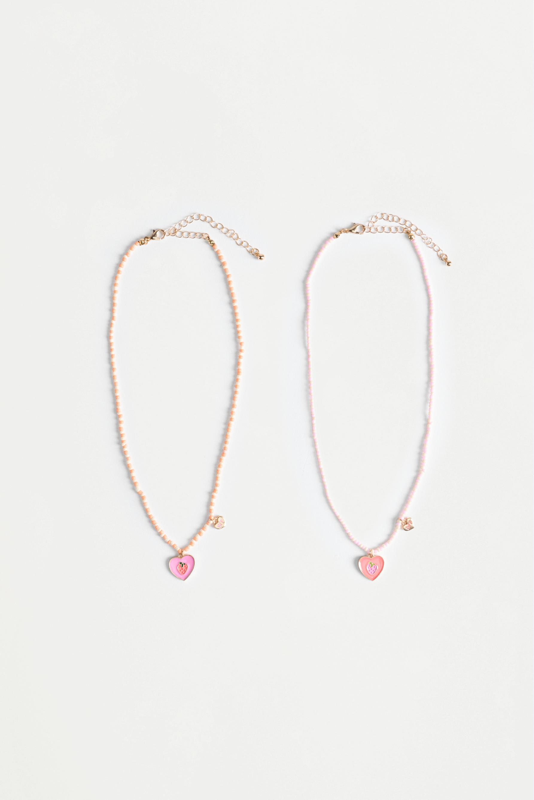 Collares fresas y BFF (Pack 2)