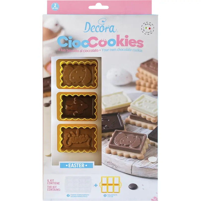 Ausstecher 2er-Set Schoko Kekse Ostern