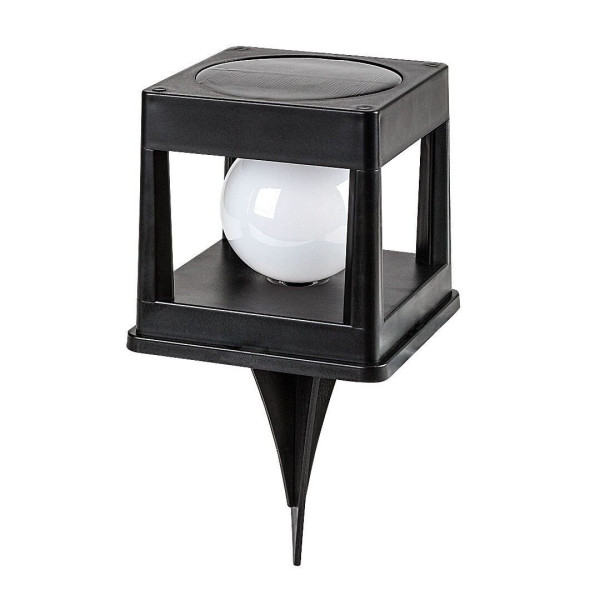 Lampa wbijana solarna HOLNEczarno-biały LED 1x0.3W 6lm IP44 Rabalux