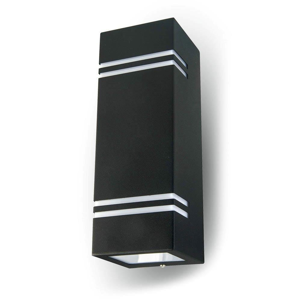 Kinkiet zewnętrznyczarny 7662 2xGU10x35W IP44 V-TAC