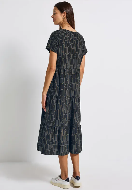 Gemustertes Tunika-Kleid