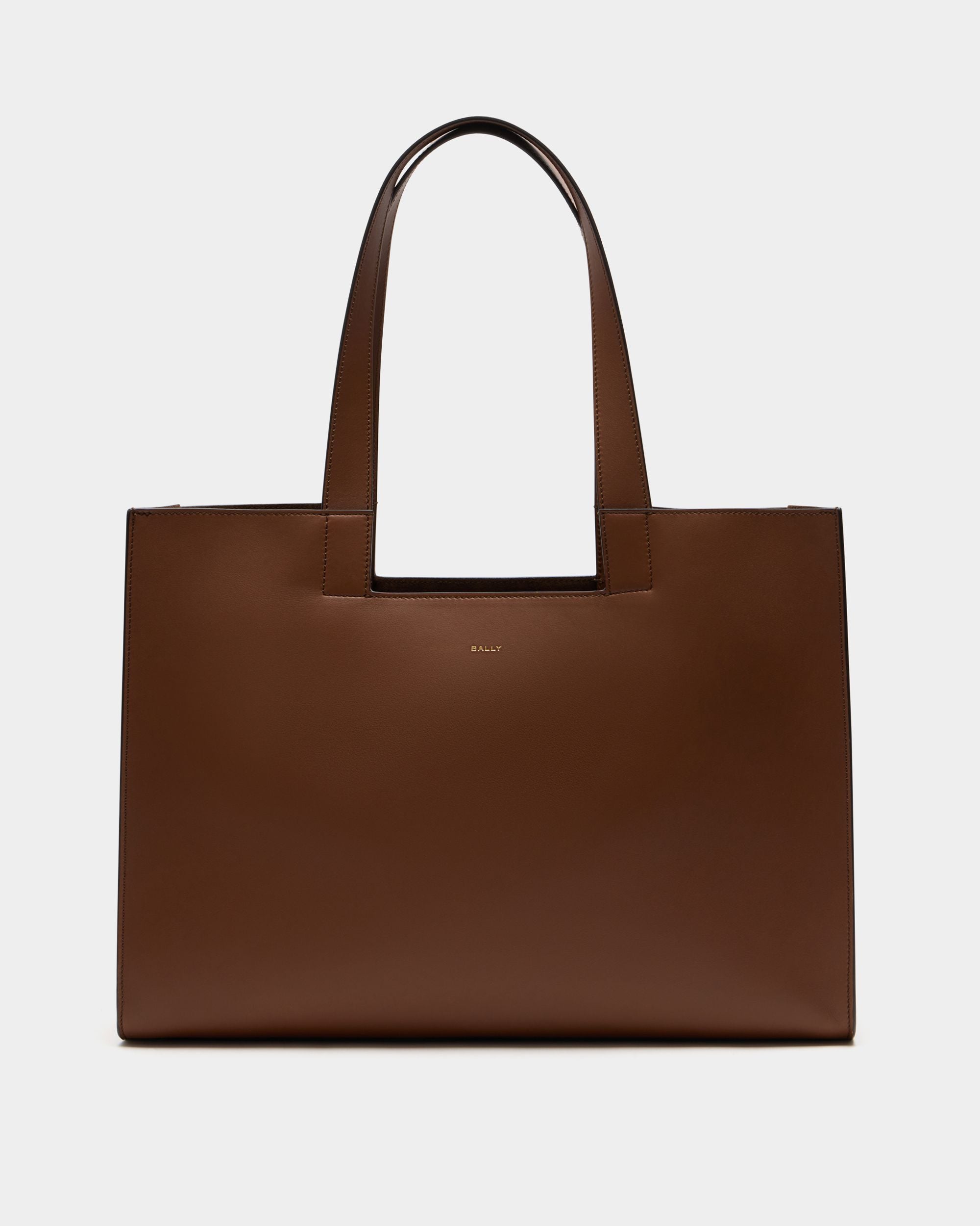 Tote Bag Easy Bally Aus Leder In Braun