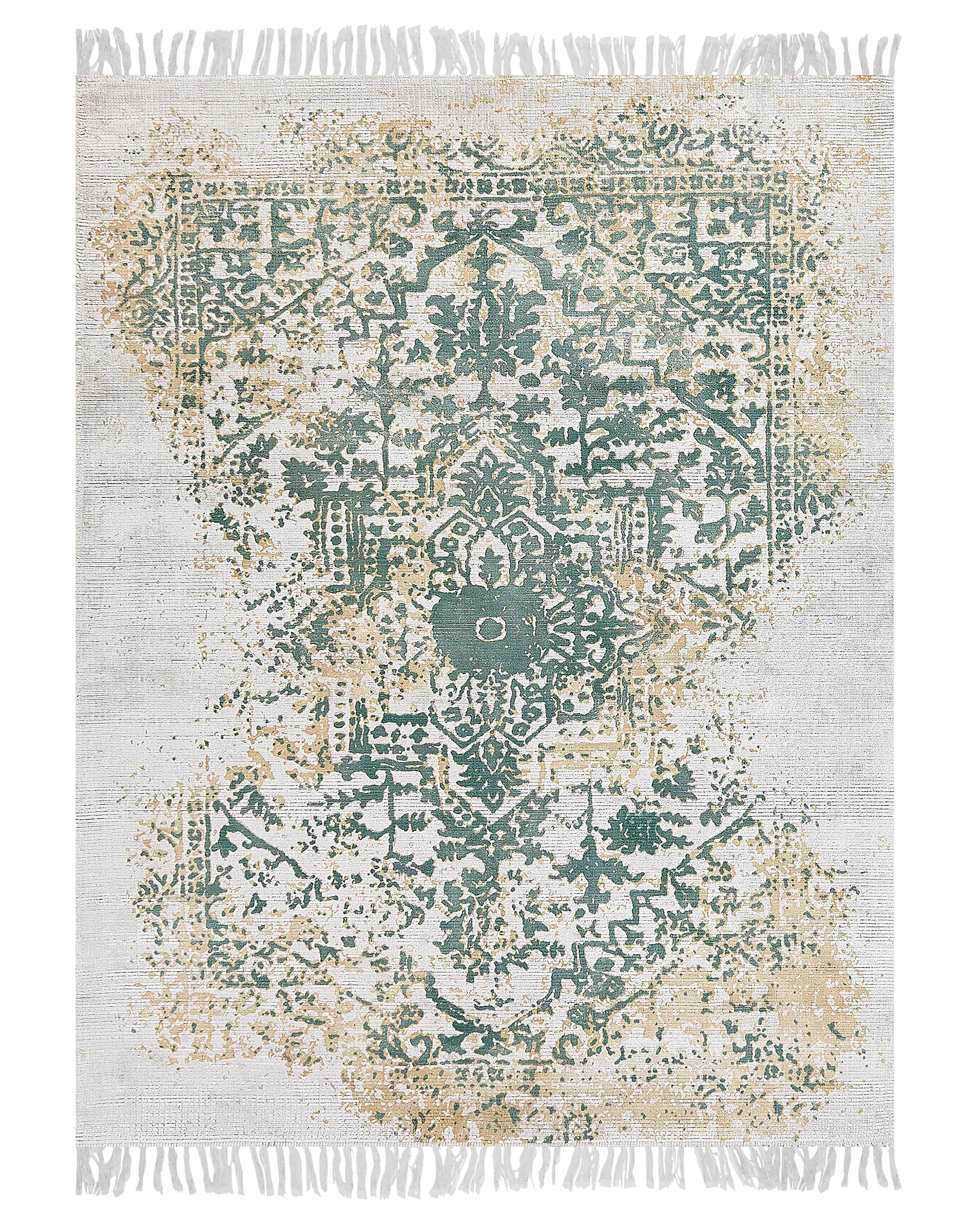 Rug BOYALI Light Beige 140 x 200 cm Viscose