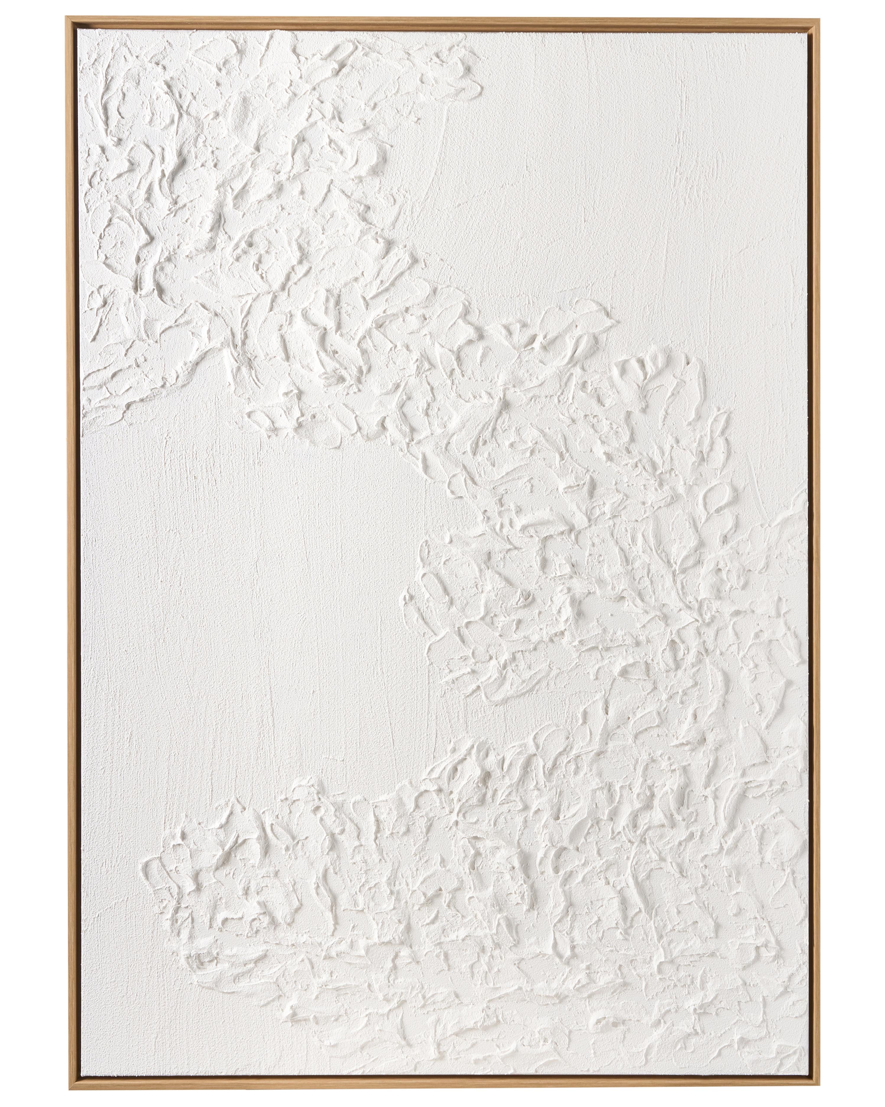 Canvas CLIFDEN Abstract Motif White