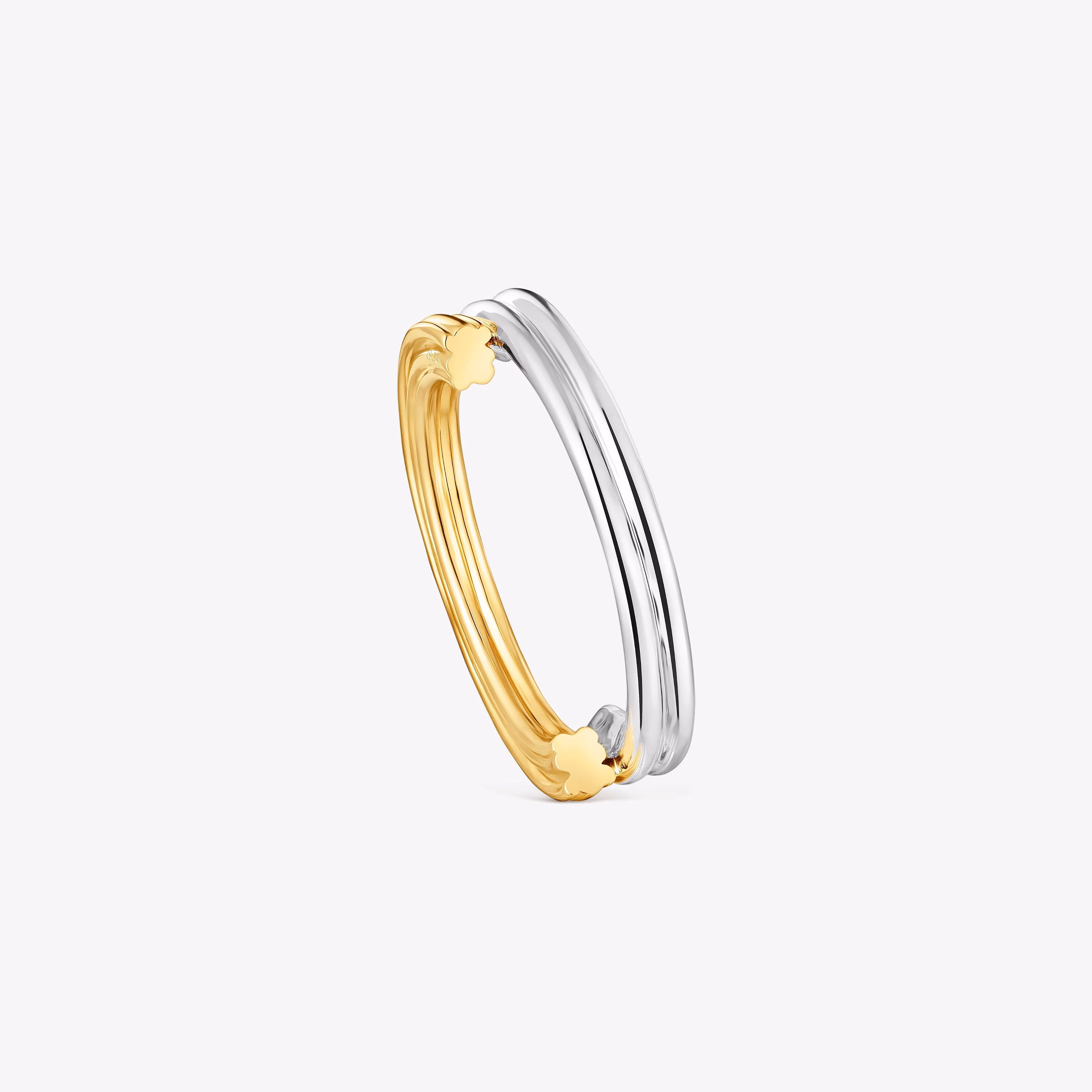 Anillo mediano bicolor y motivos oso TOUS 1950