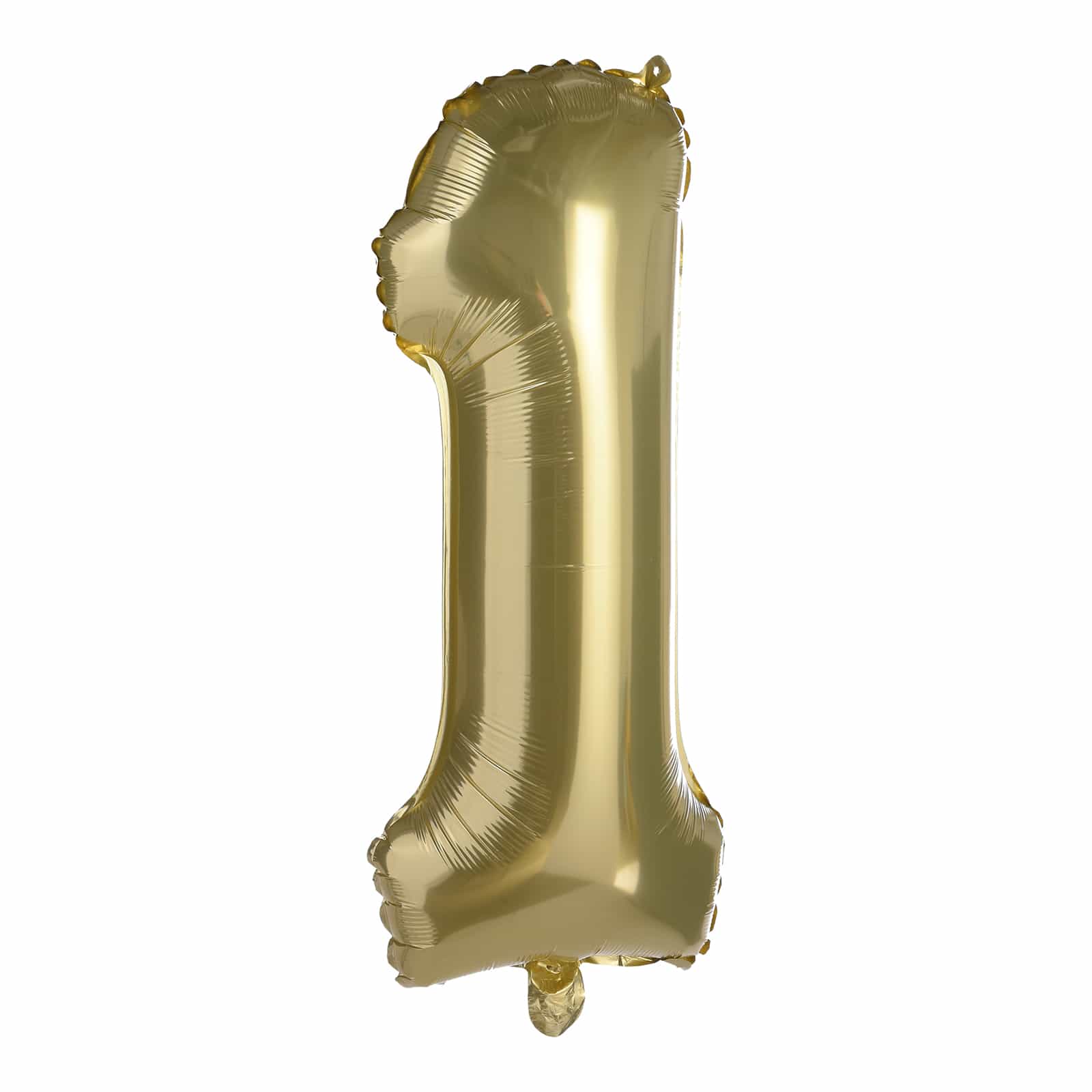 XL-Folienballon Nummer 1 Gold,H 700 mm