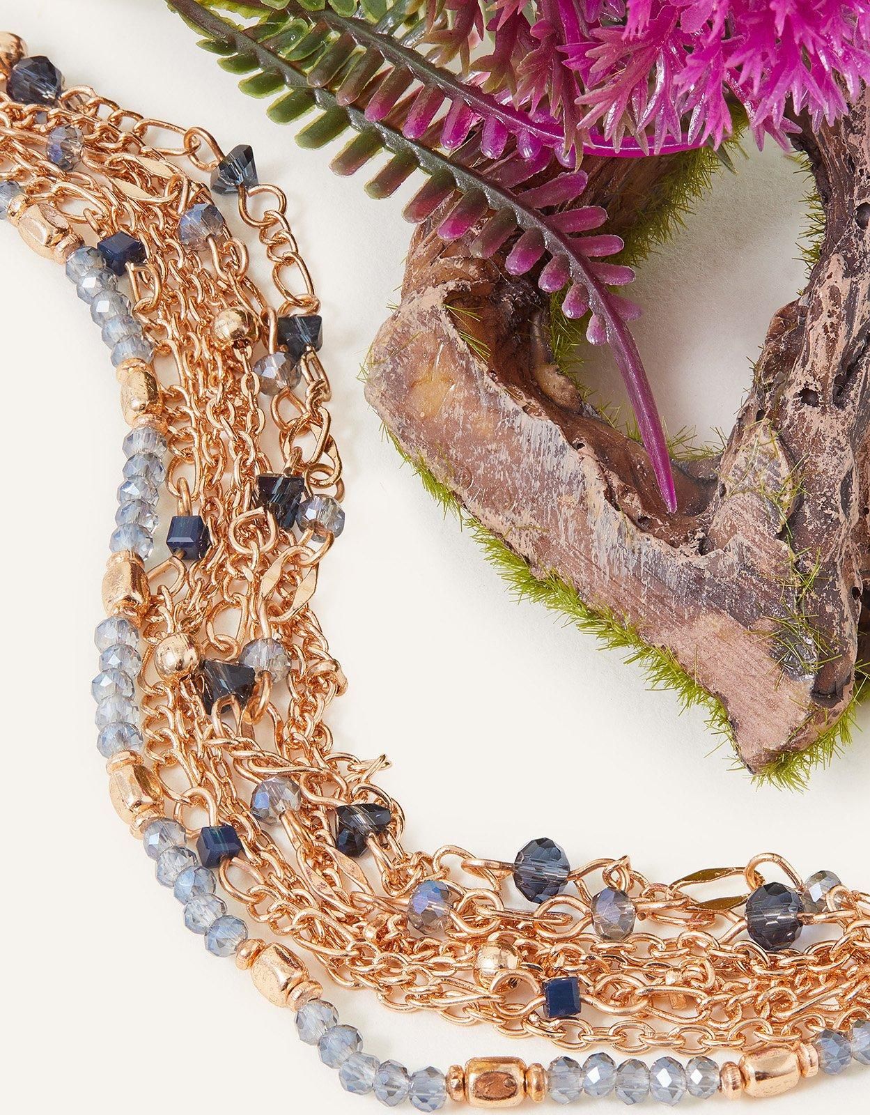 Accessorize Facet Bead Layered Bracelet