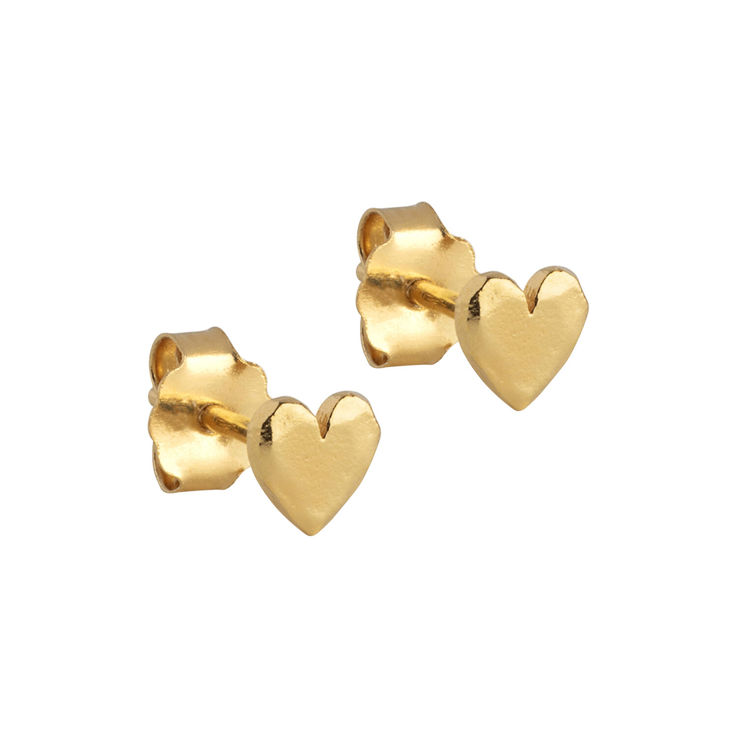 Heart Studs, forgyldt