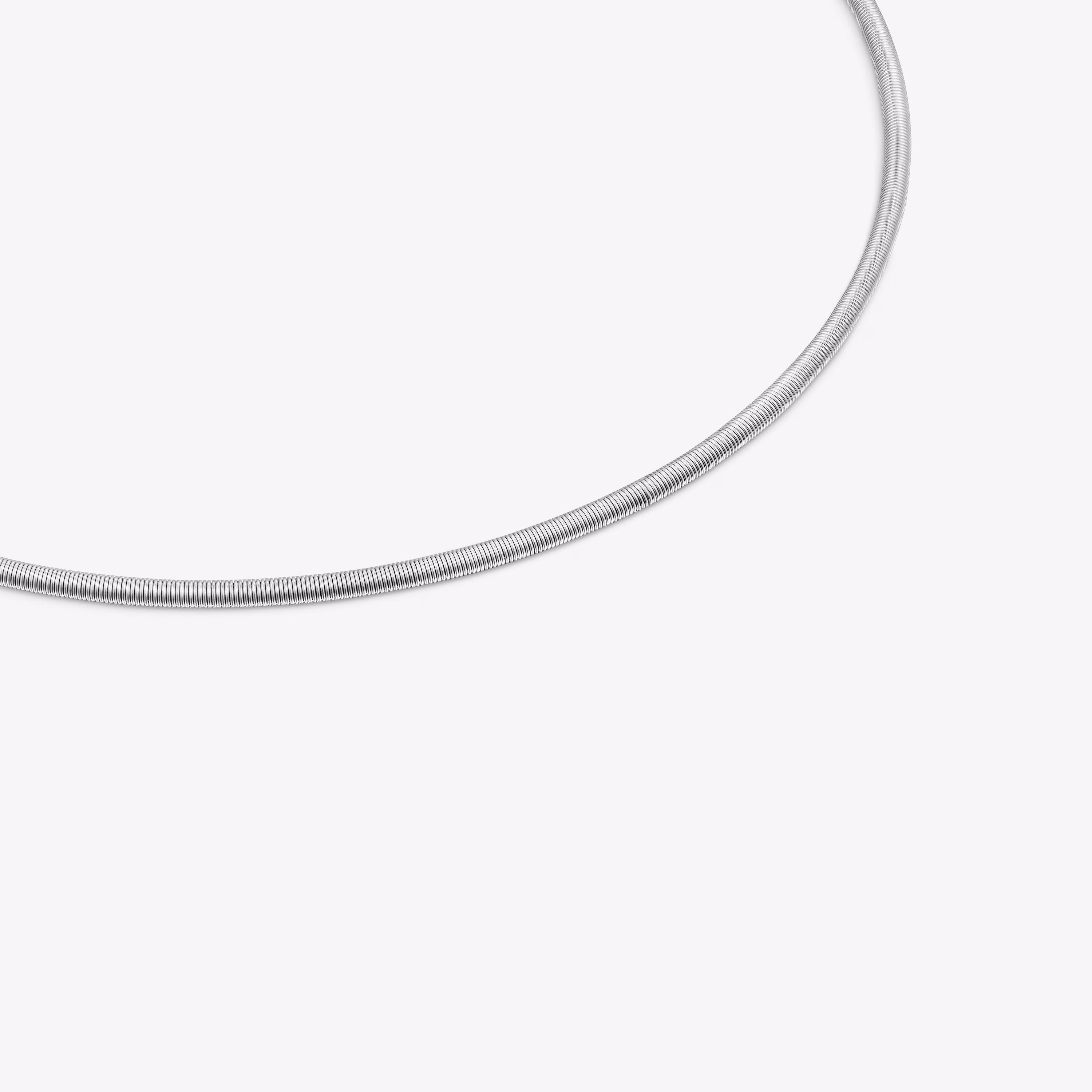 Collar de acero 3 mm Mesh Tube