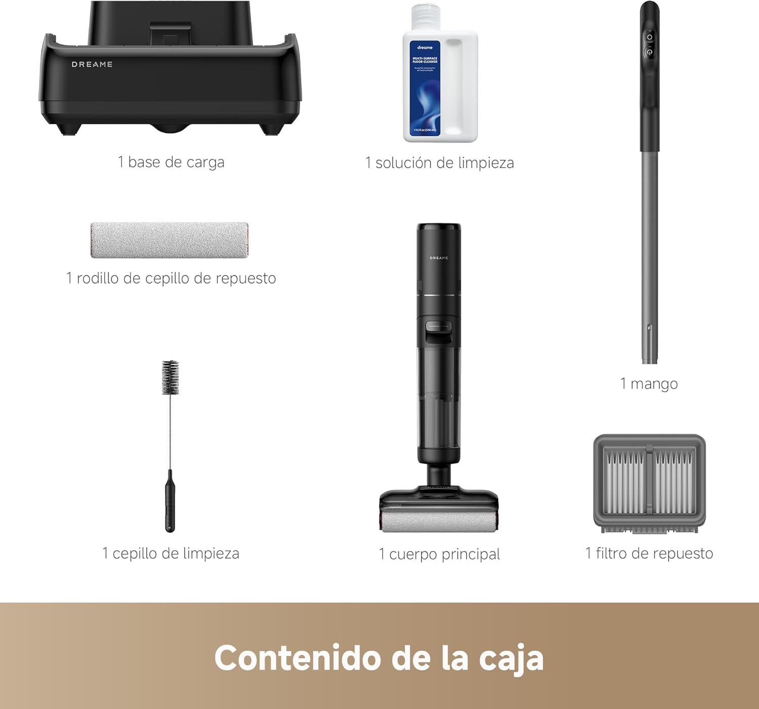 DREAME H12 Pro FlexReach Wet & Dry Vacuum Cleaner, 180° Flat Range, 18,000 Pa Suction.