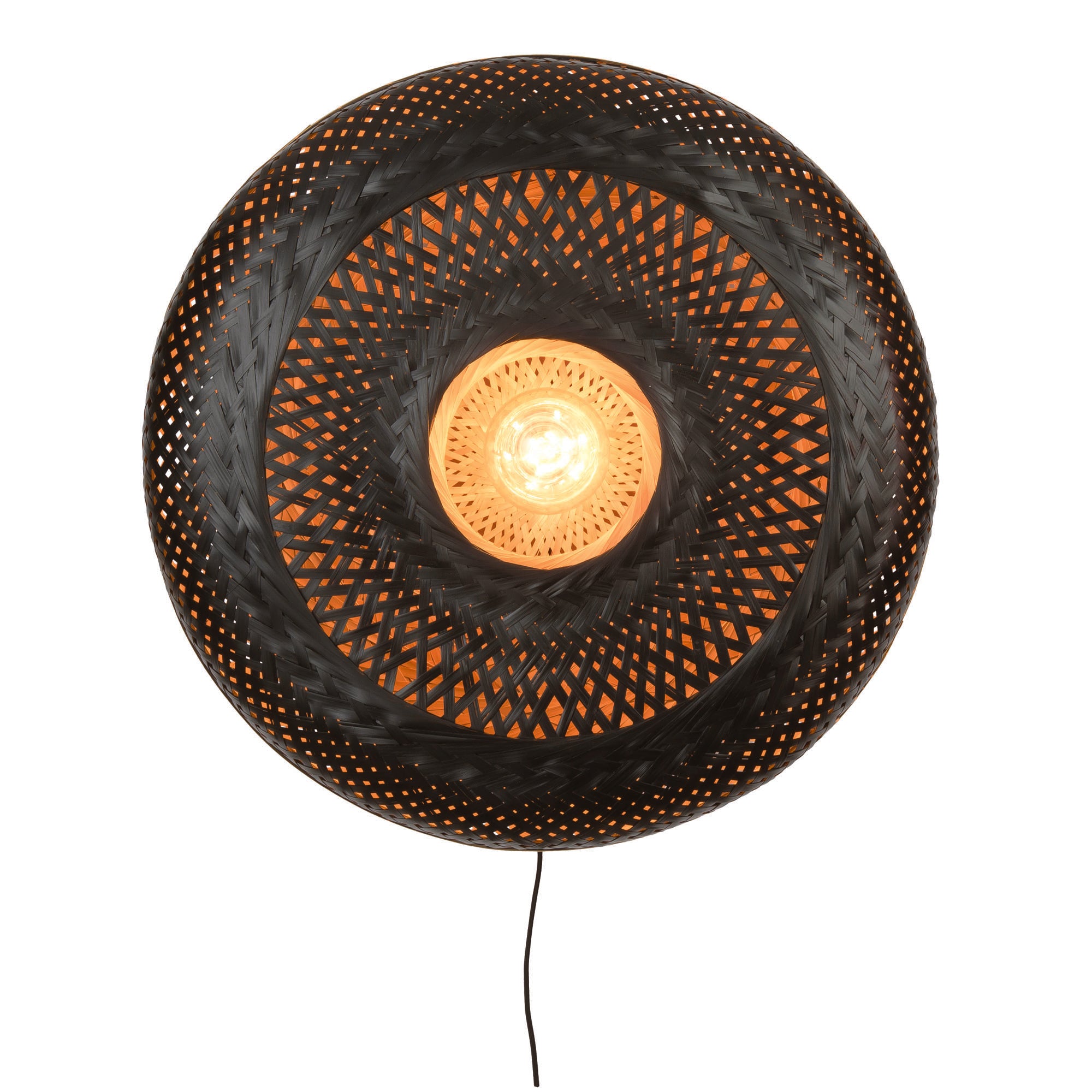 GOOD&MOJO wandlamp Andes - zwart - Ø60cm